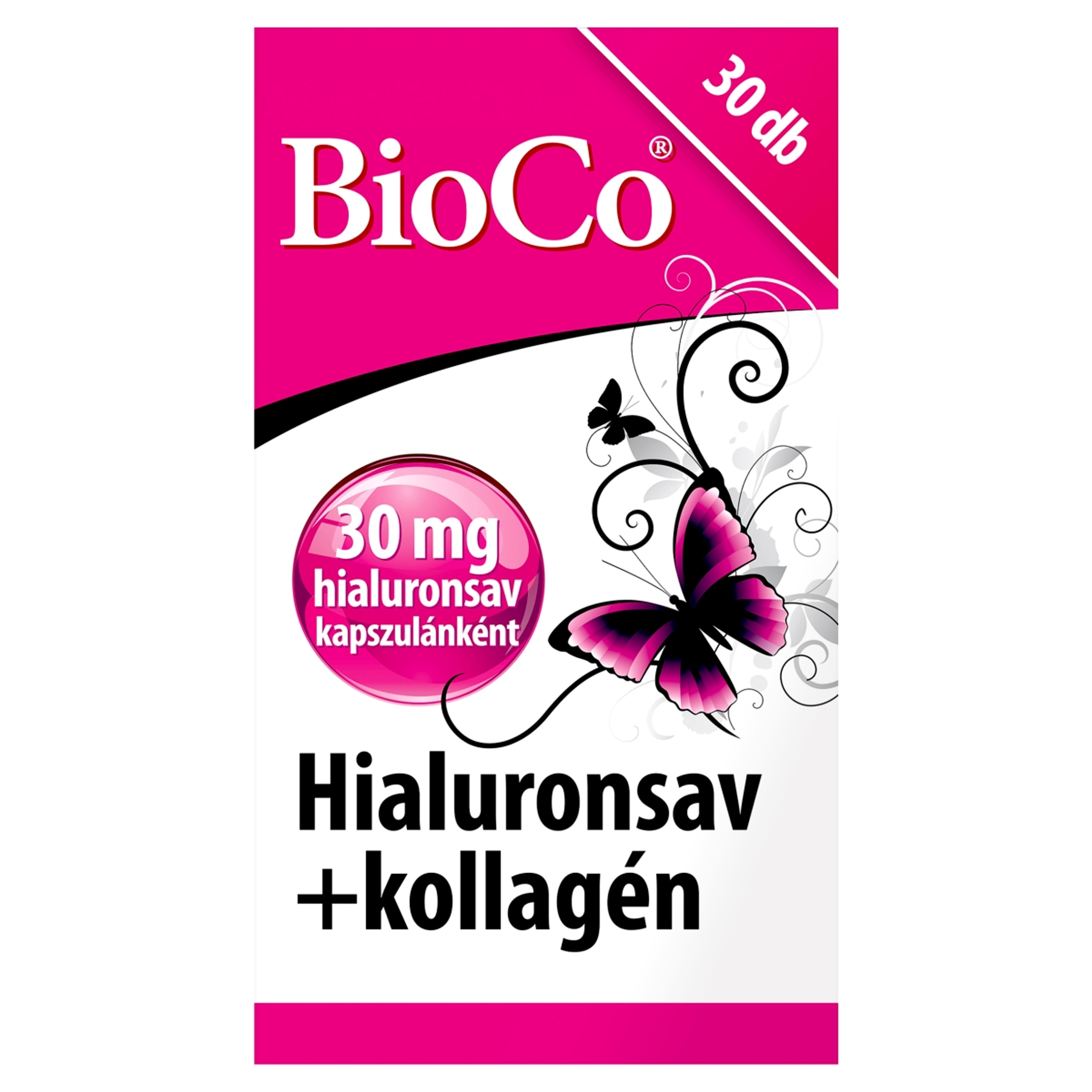 Bioco Hialuronsav+Kollagén étrendkiegészítő tabletta - 30 db-1