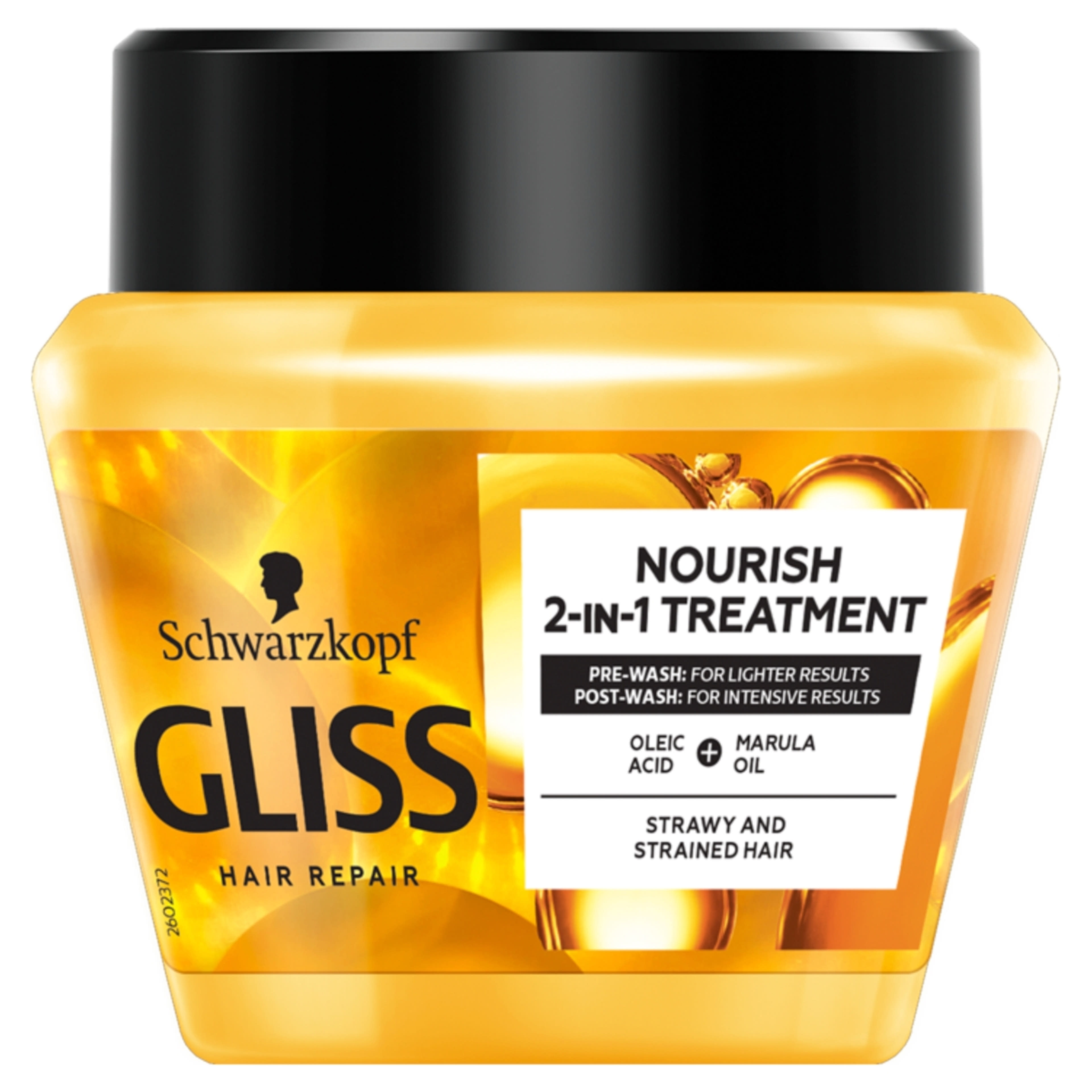 Gliss Oil Nutritive Hajvégek Töredezését Gátló, Szálkásodásra Hajlamos Hajra hajpakolás - 300 ml