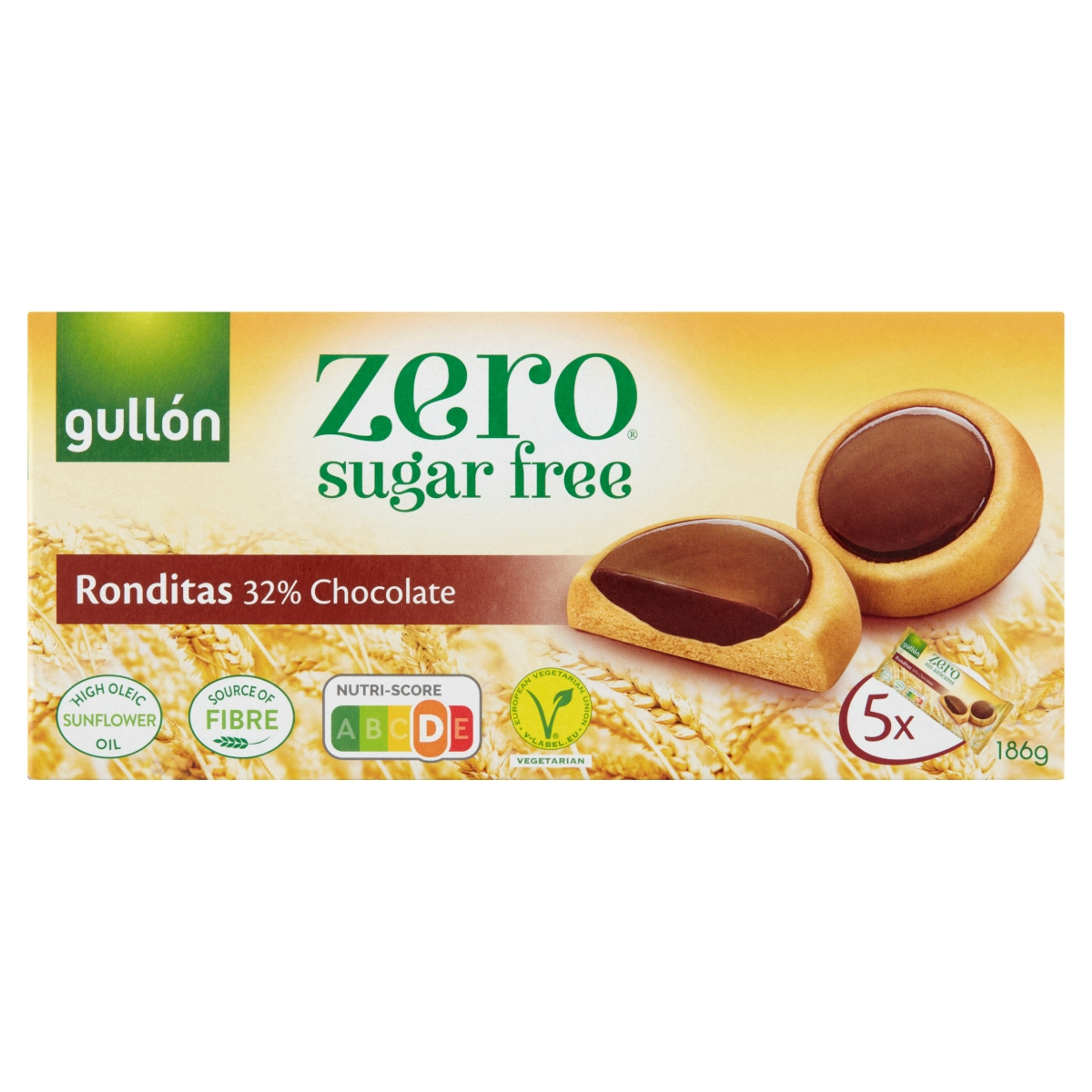 Gullón Ronditas diabetikus keksz - 186 g-1