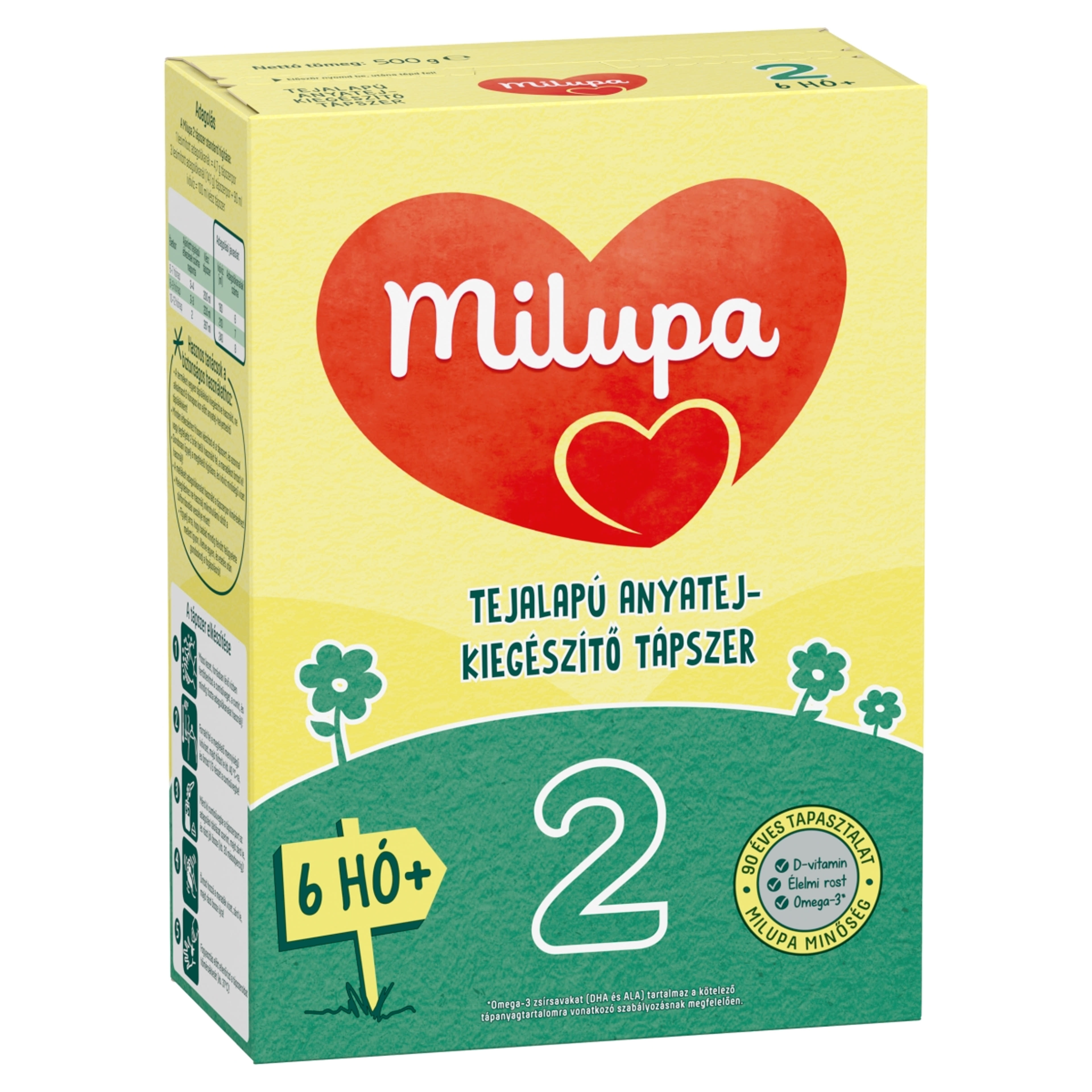 Milupa 2 tejalapú anyatej-kiegészítő tápszer 6 hónapos kortól - 500 g-3