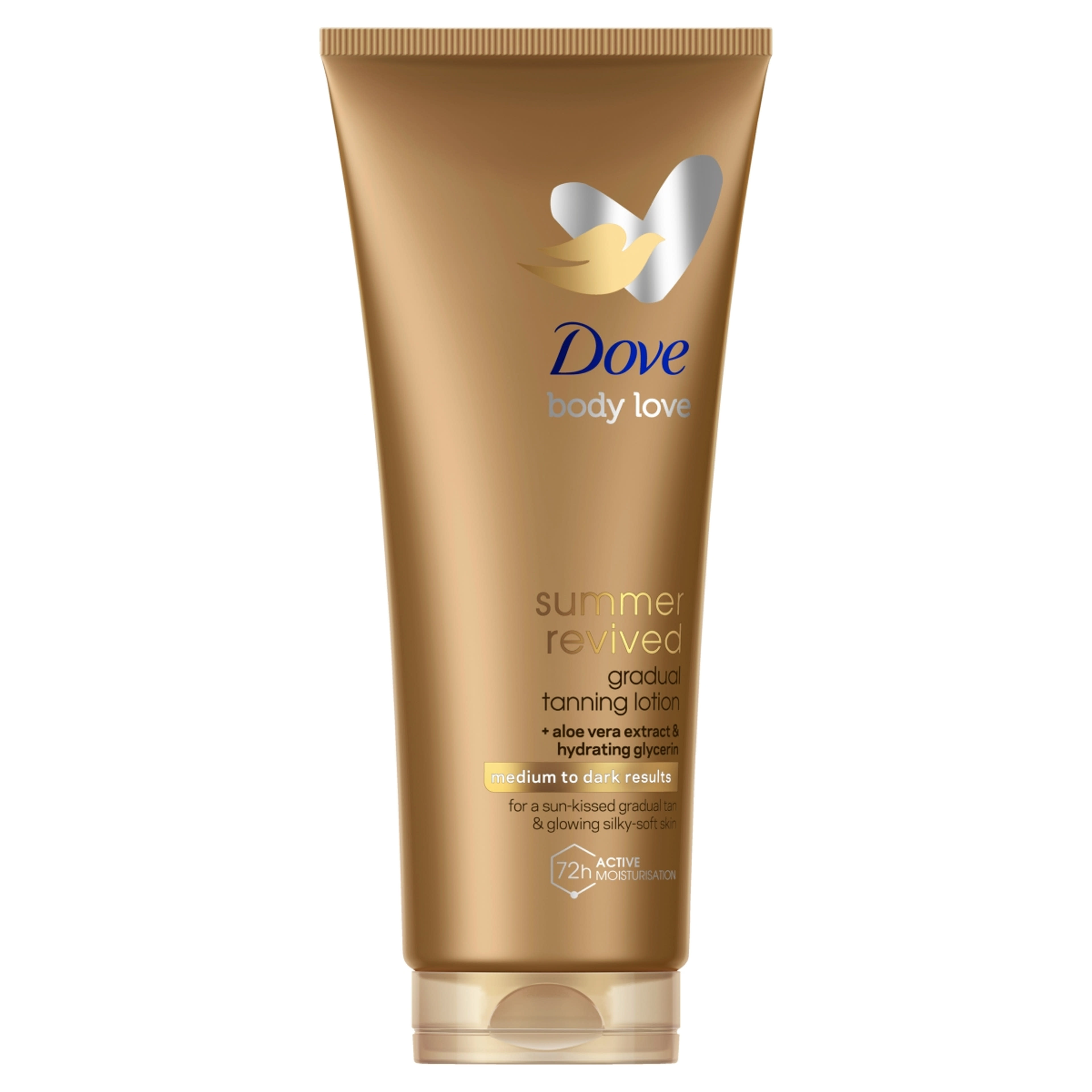 Dove Summer Revived önbarnító testápoló normál-sötét bőrre - 200 ml-1