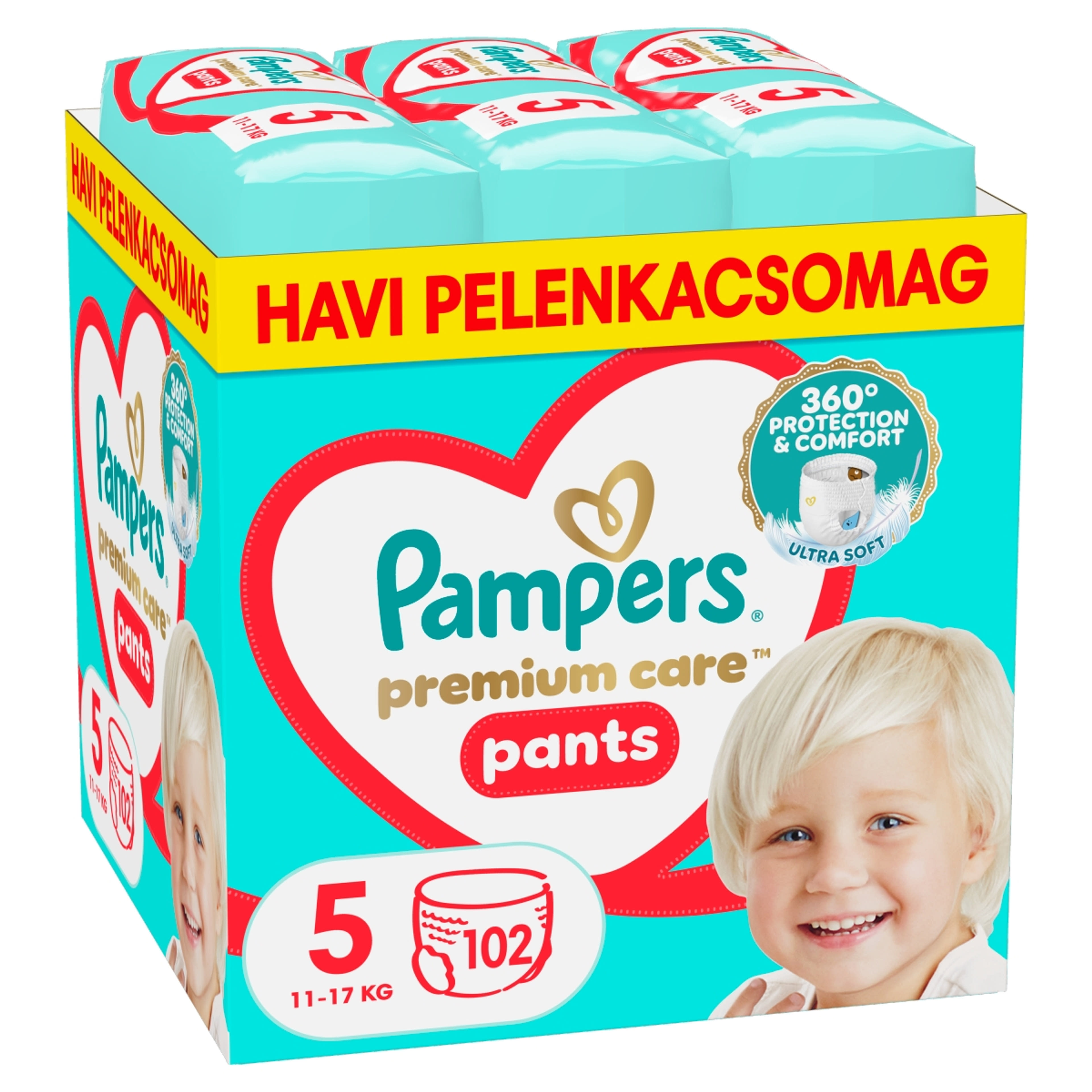 Pampers Premium Care bugyipelenka 5-ös 12-17 kg - 102 db-7
