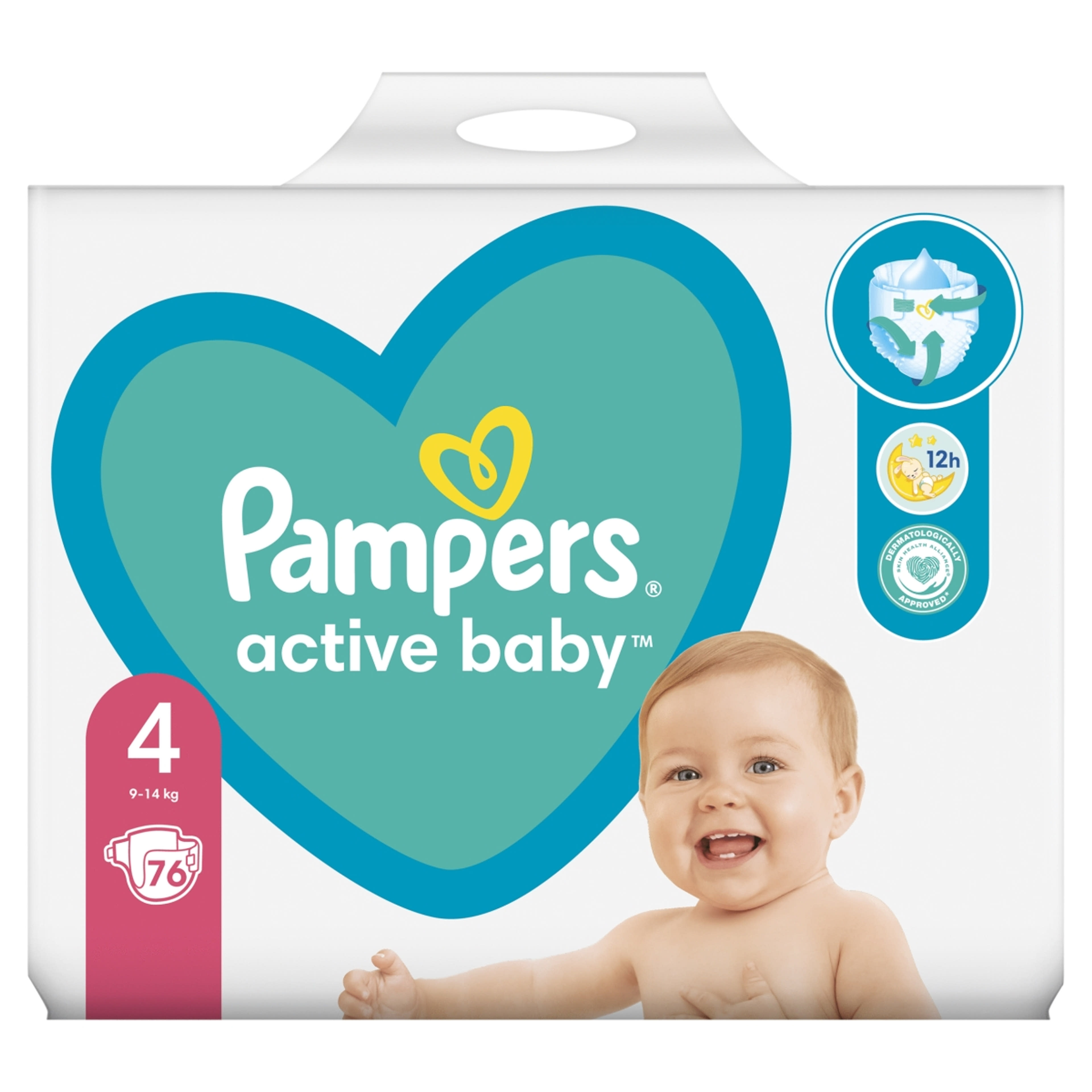 Pampers Active Baby Giant Pack Pelenka 4 - 76 db