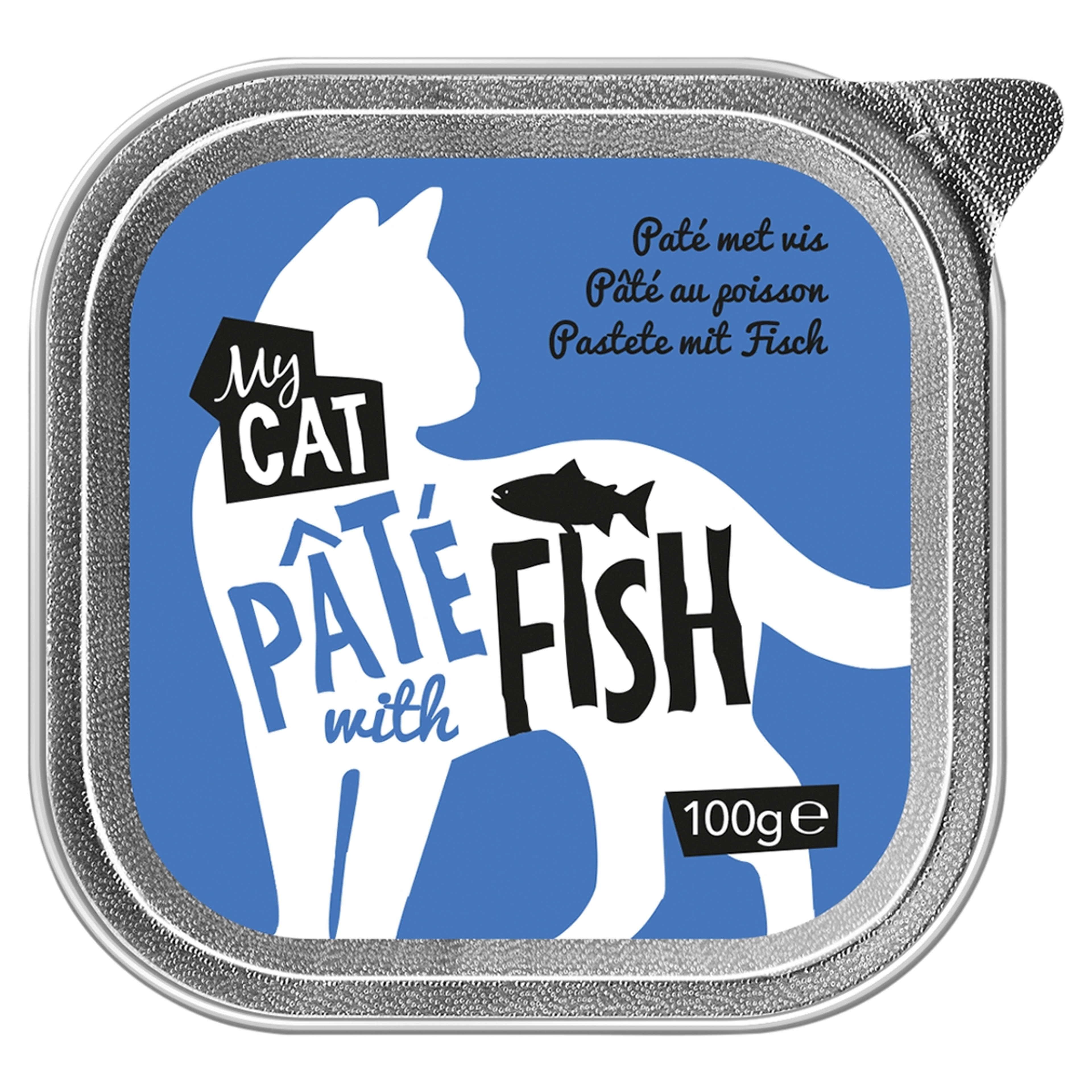My Cat teljes értékű állateledel felnőtt macskáknak halas pástétom 100 g-1