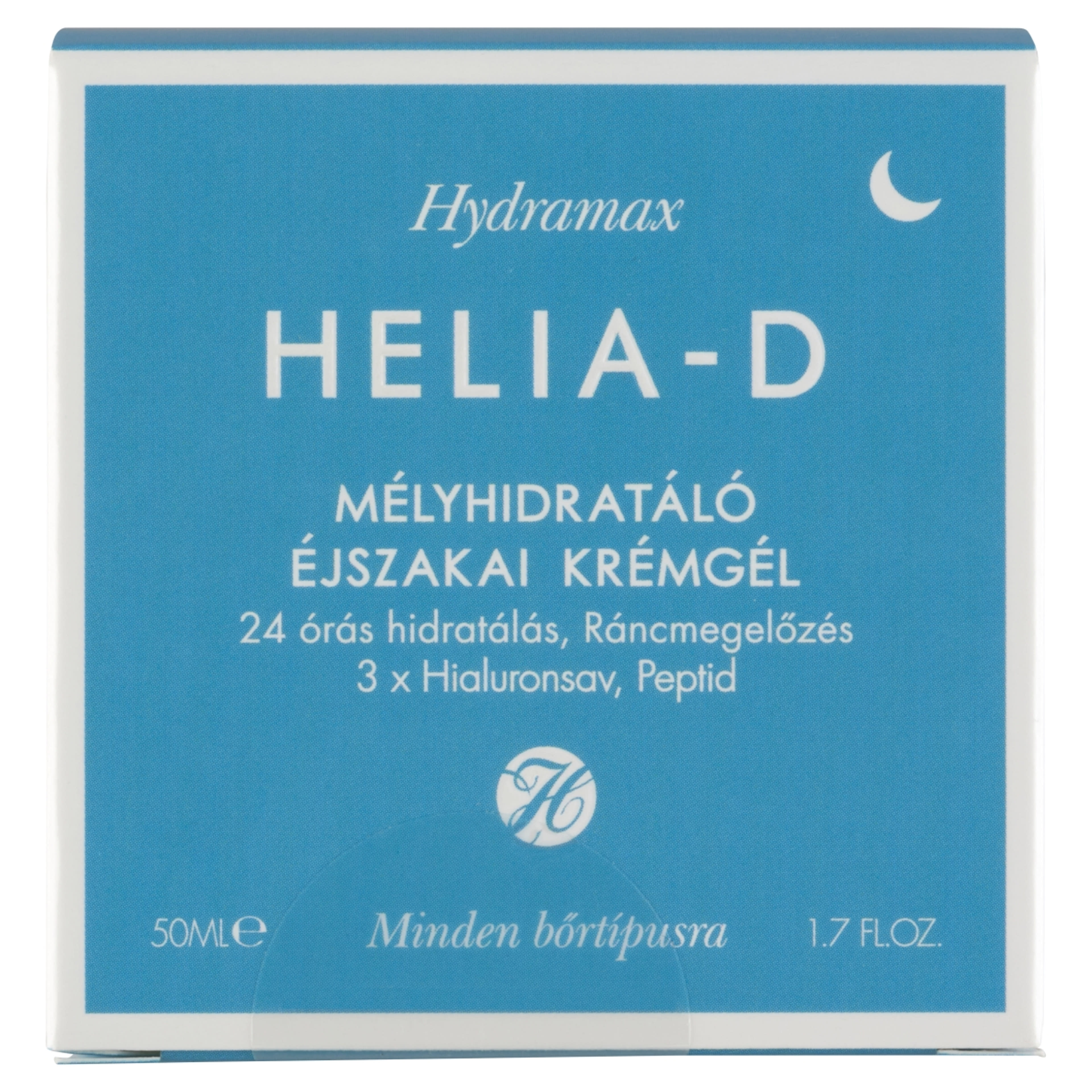 Helia-D Hydramax mélyhidratáló éjszakai krémgél - 50 ml