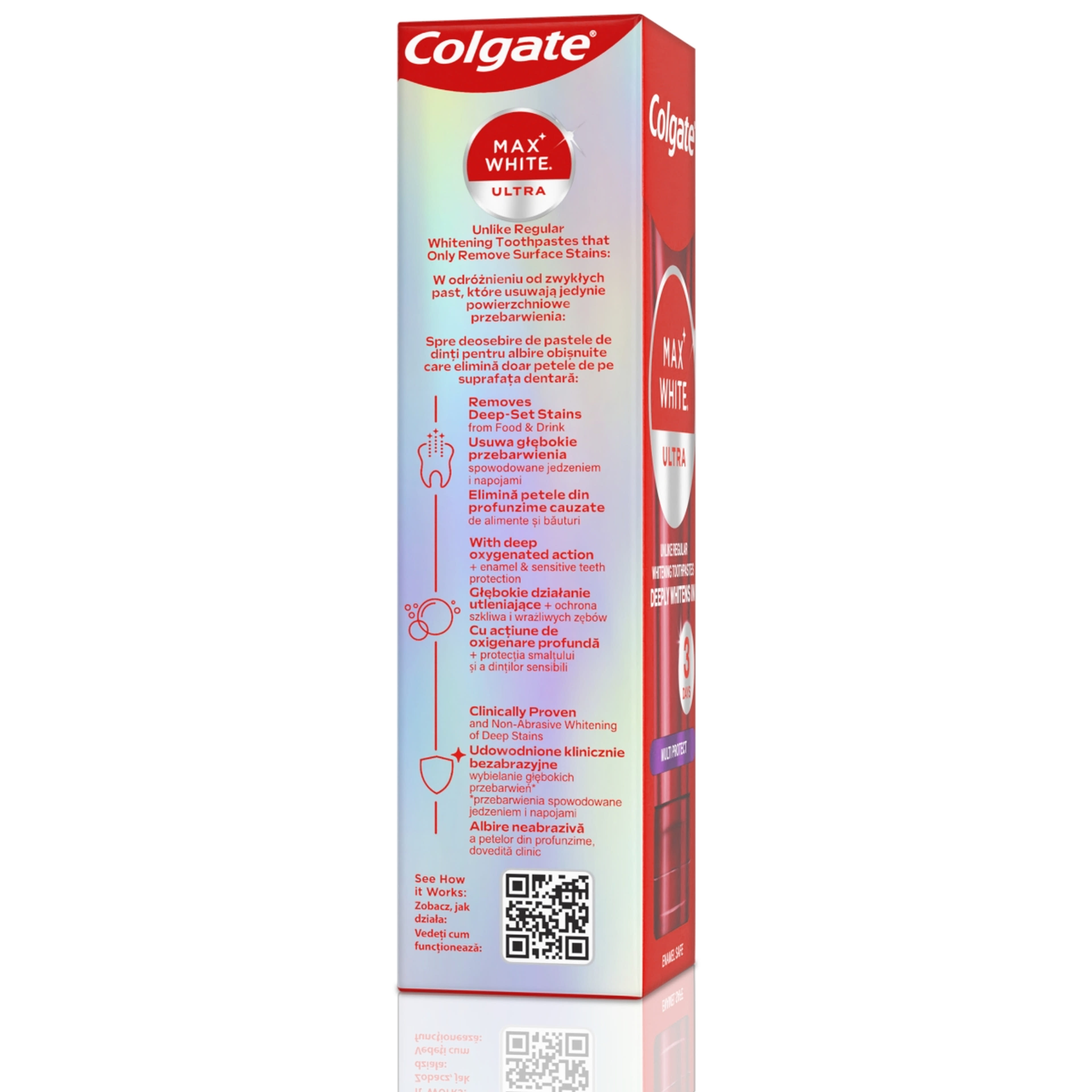Colgate Max White Ultra Multiprotect fogfehérítő fogkrém - 50 ml-4