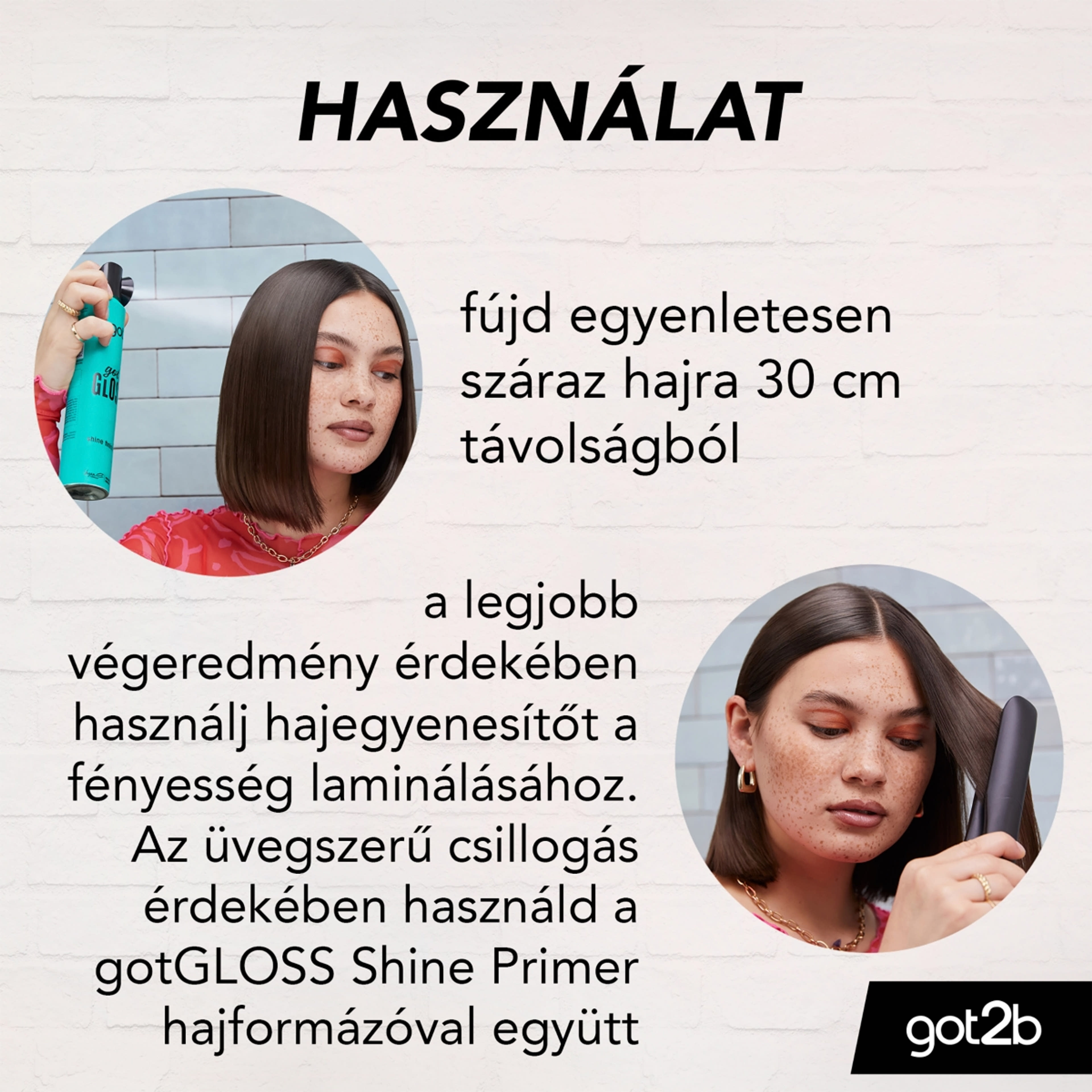 Got2b gotGloss Shine Finish hajpermet - 200 ml-3