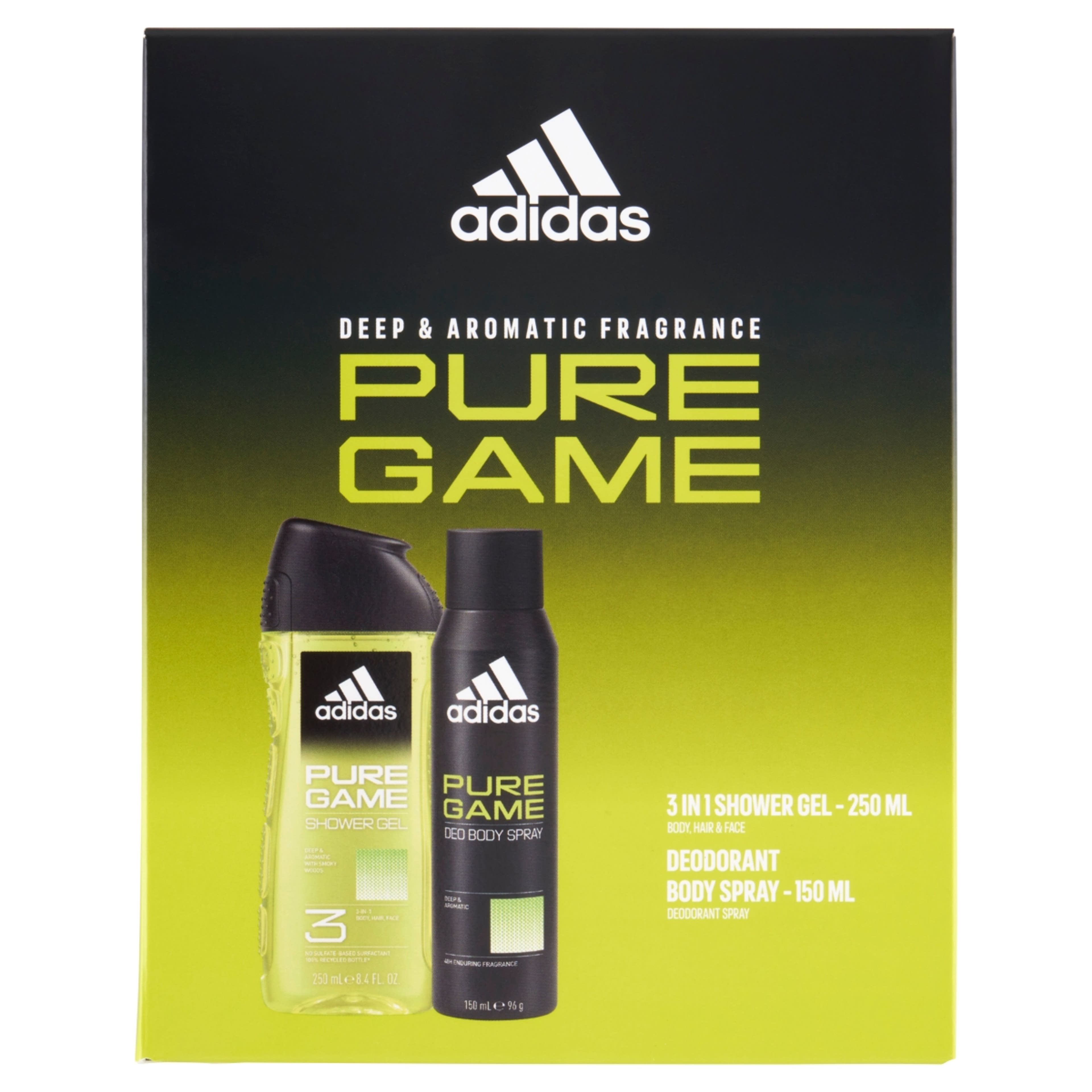 Adidas Pure Game ajándékcsomag - 1 db