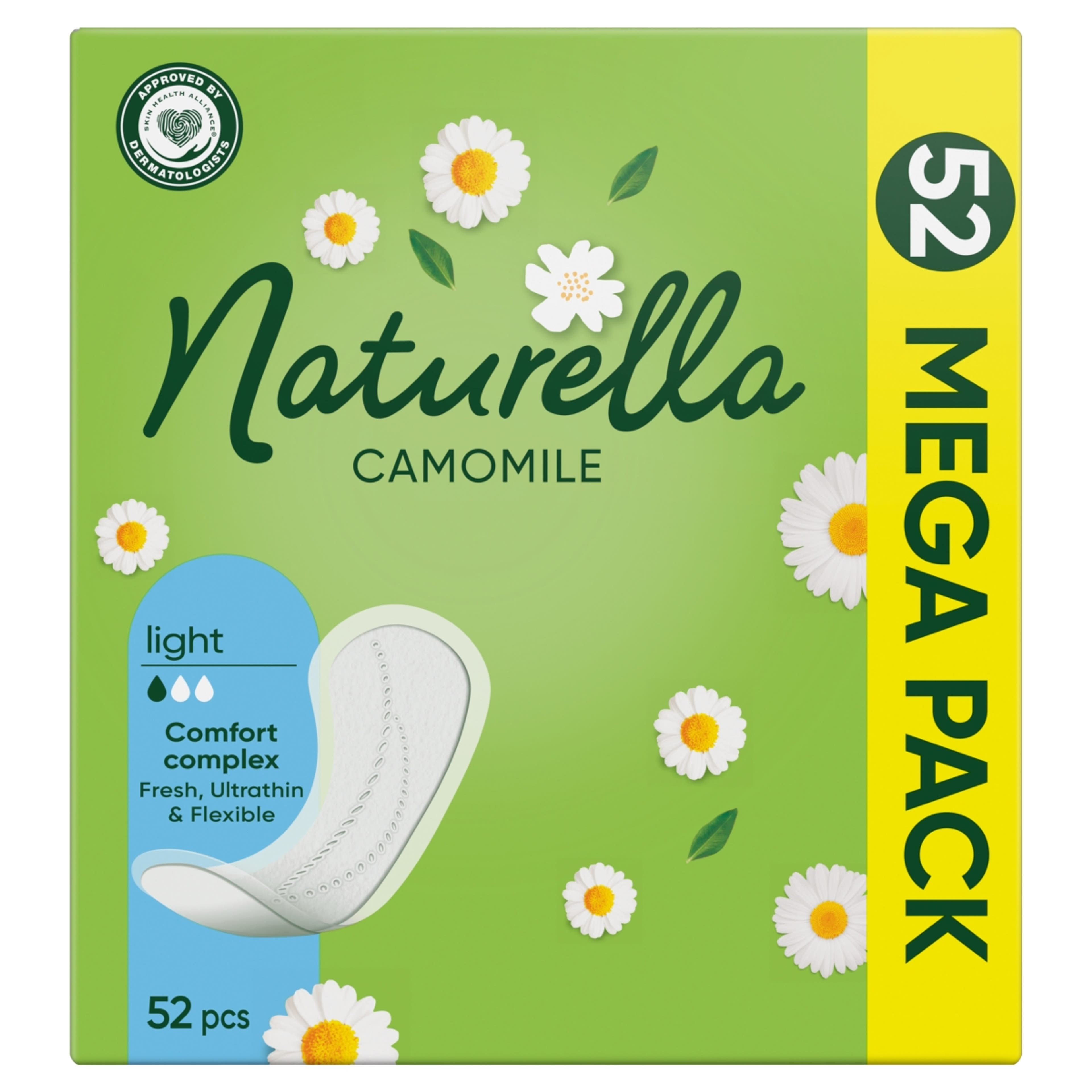 Naturella Camomile Normal tisztasági betét - 52 db