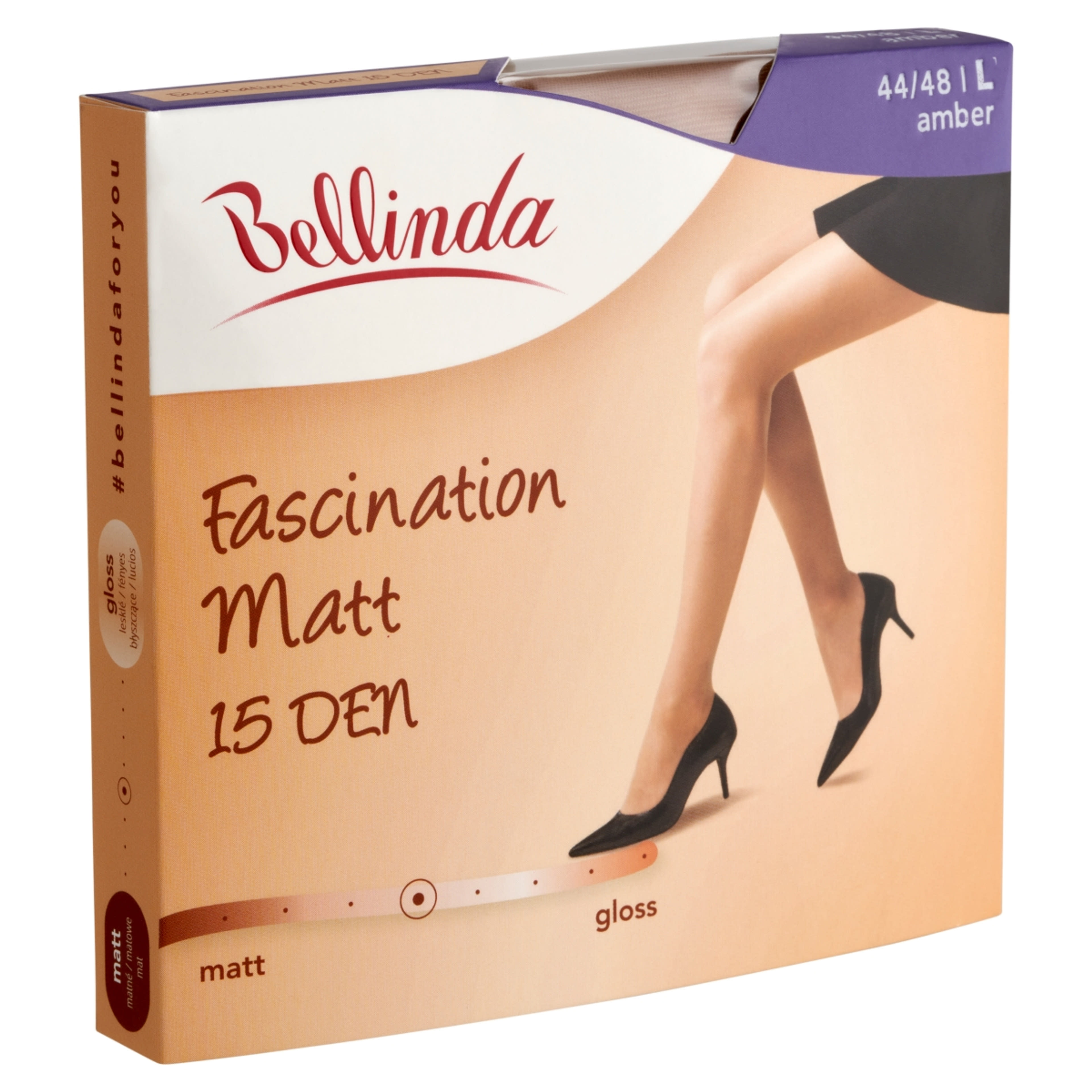 Bellinda Fascination Matt 15 Den Amber L Harisnya - 1 db-2