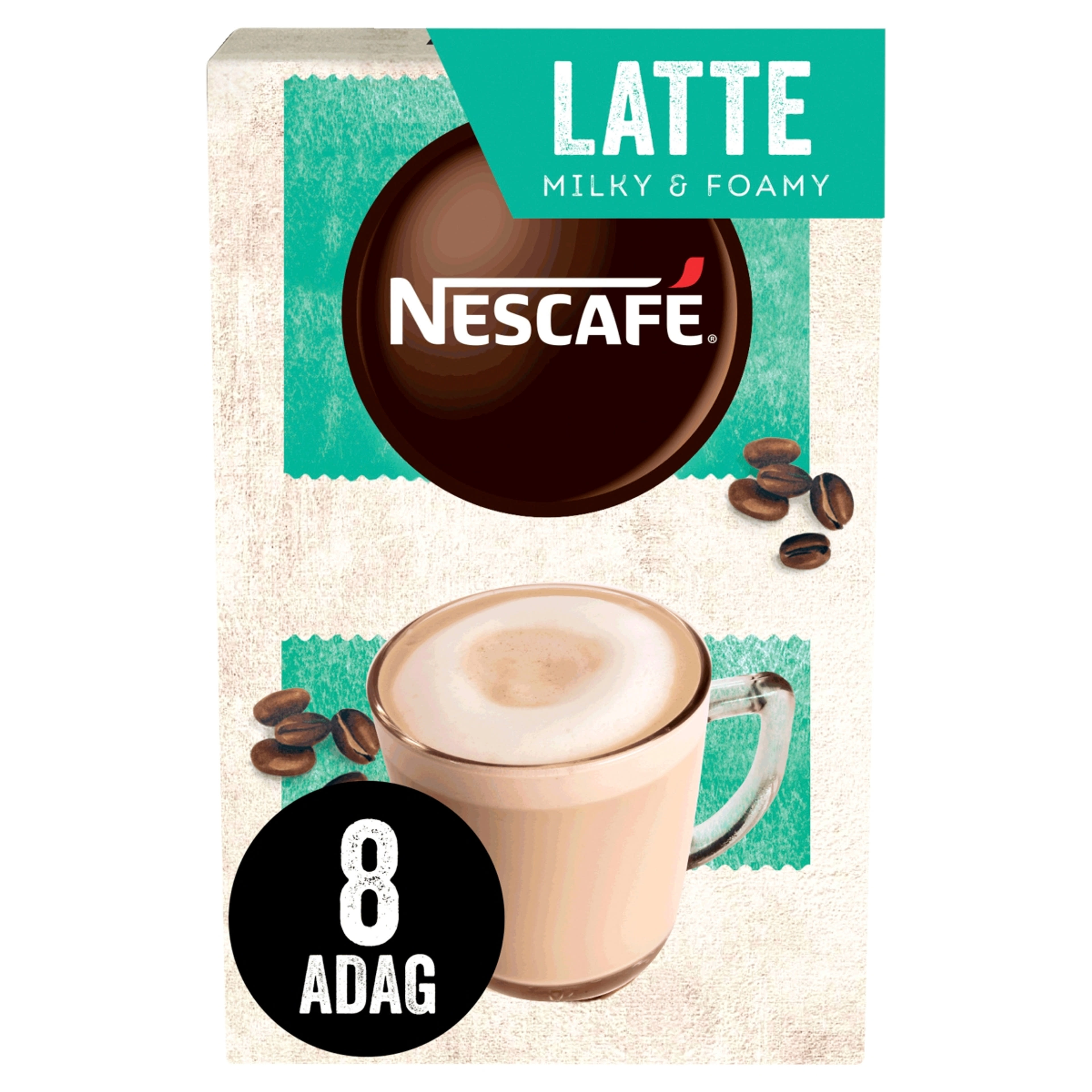 Nescafé Latte azonnal oldódó kávéspecialitás 8 x 15 g - 120 g-3