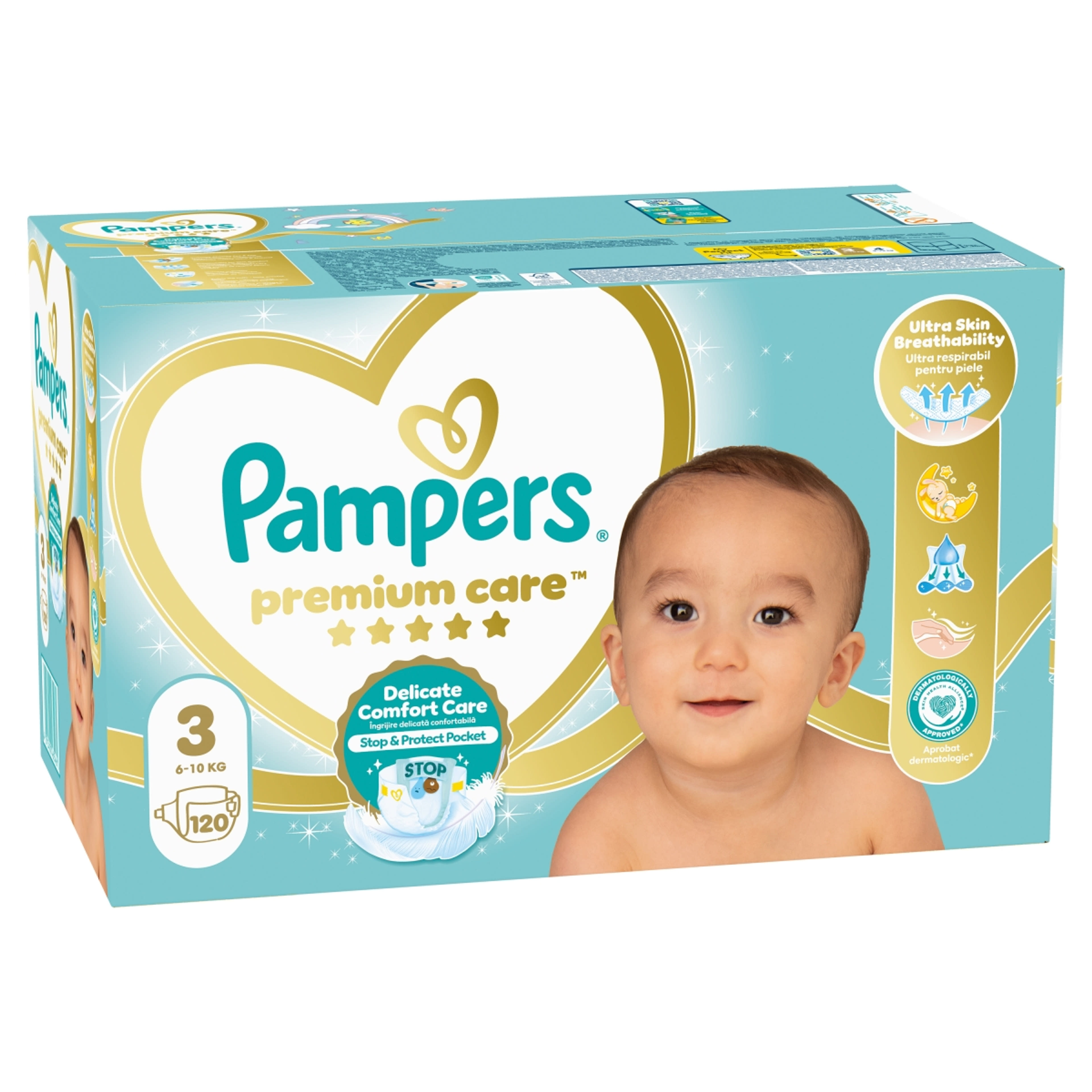 Pampers Premium Care Megabox 3-as 6-10 kg - 120 db-2