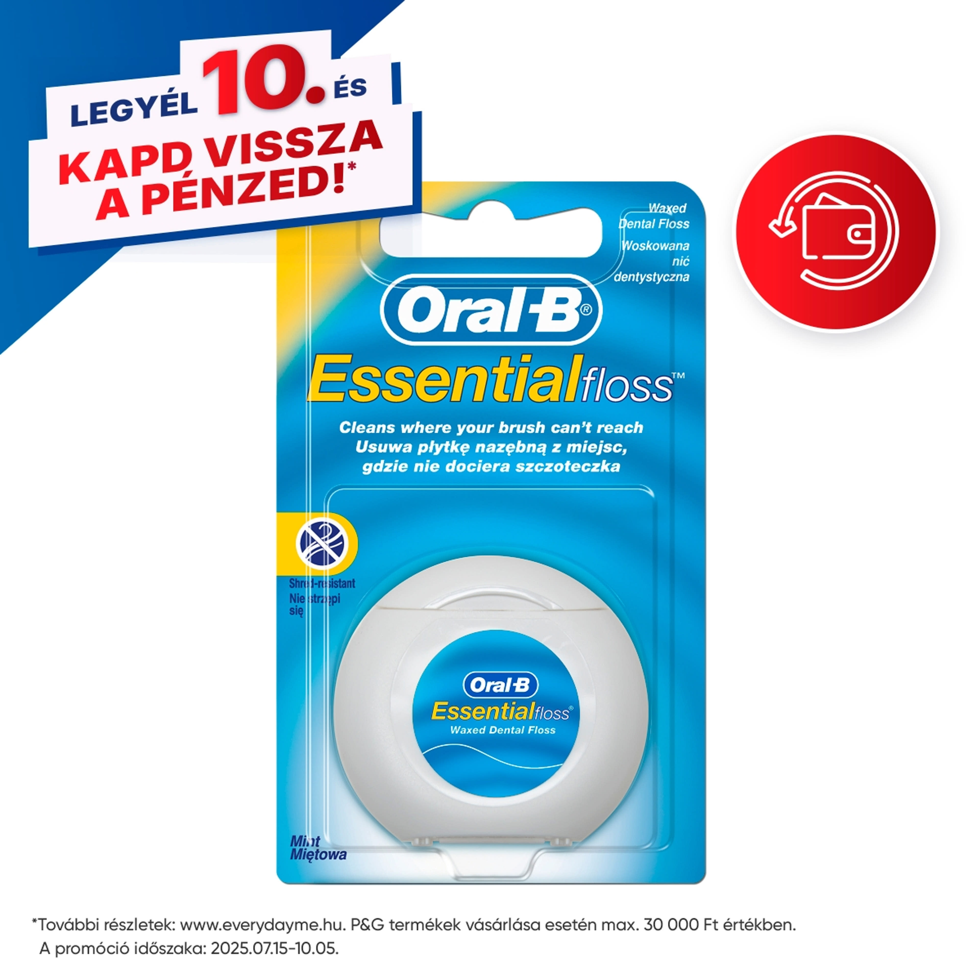 Oral-B Essential mentolos fogselyem - 50 m