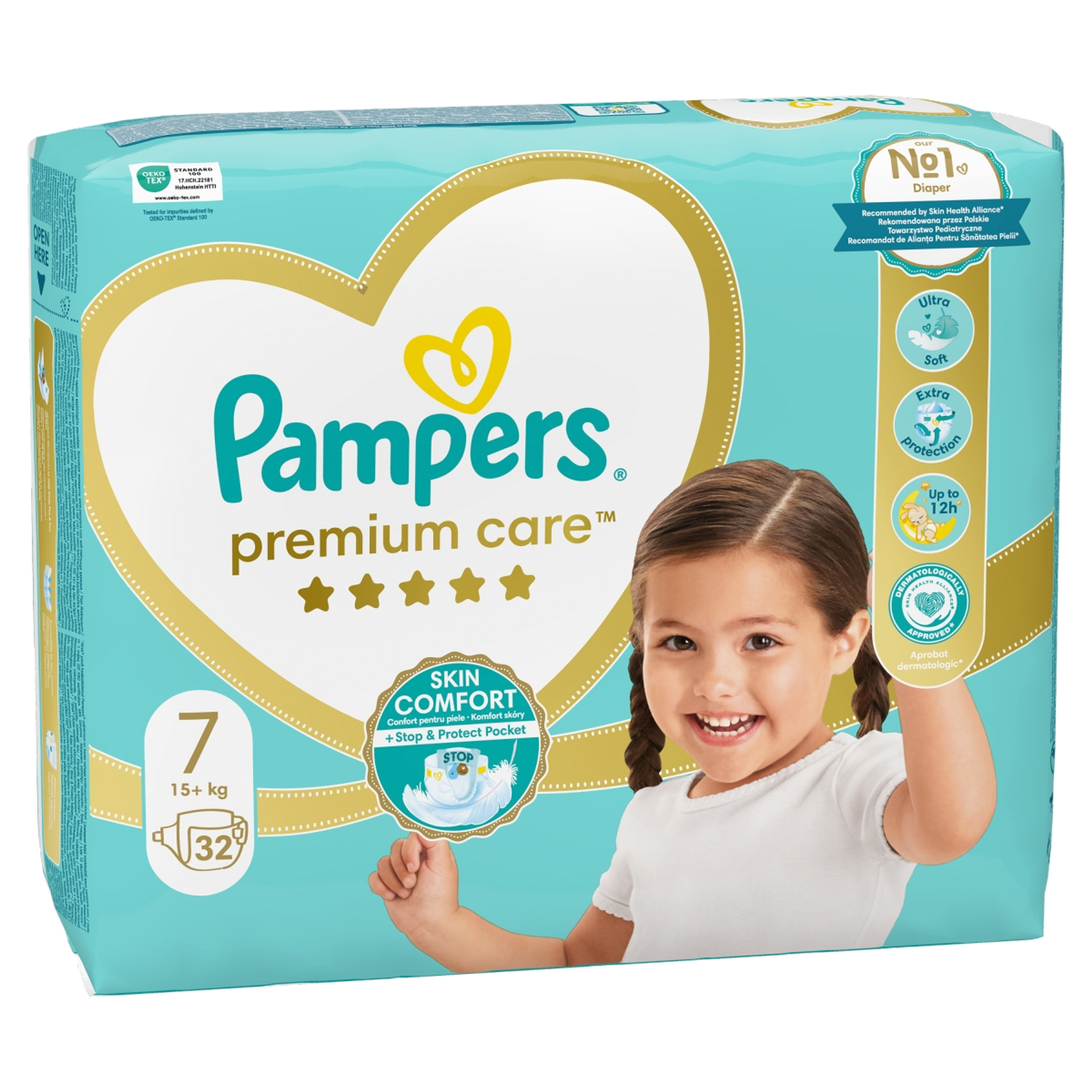 Pampers Premium Care pelenka 7-es méret 15kg+ - 32 db-2