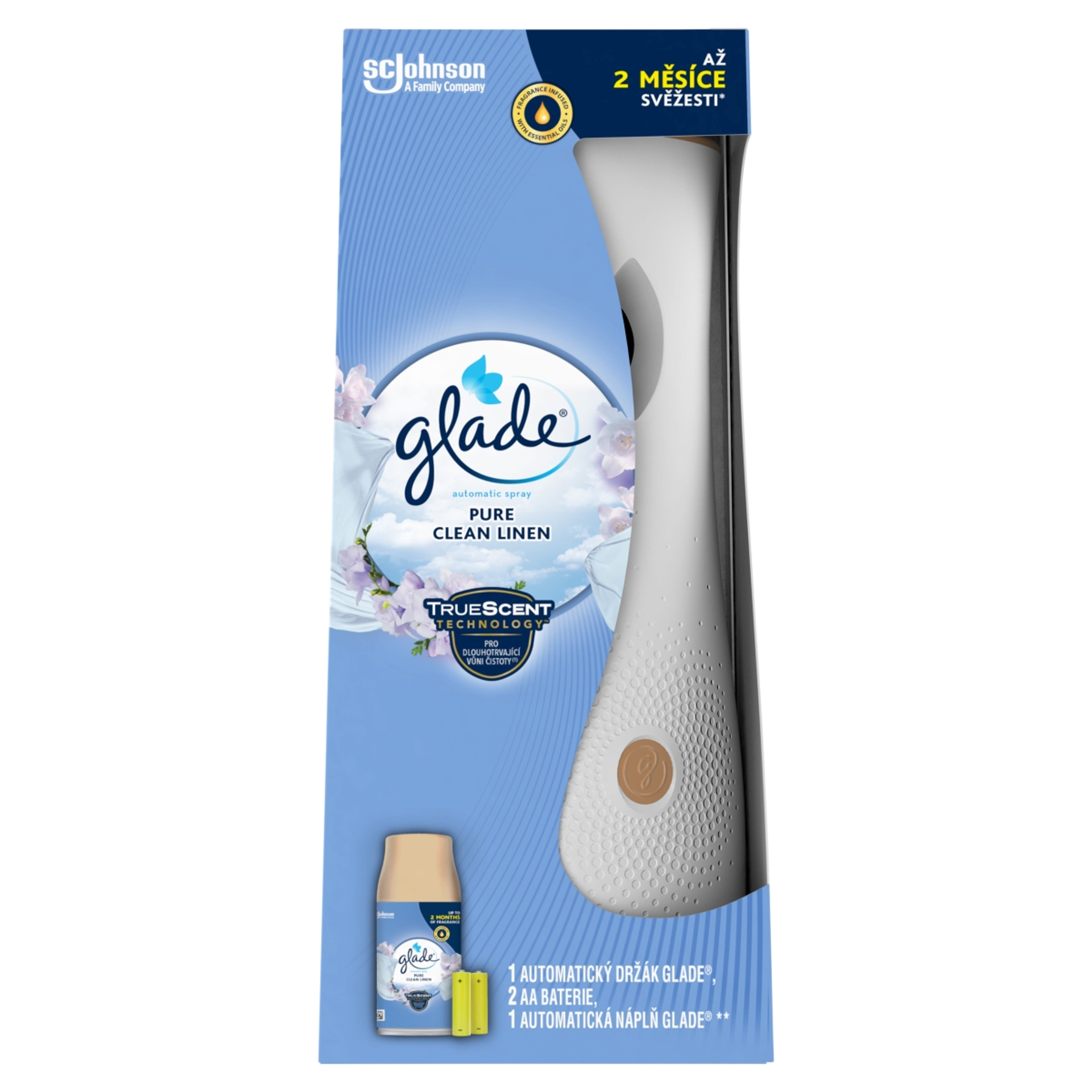 Glade Pure Clean Linen automata légfrissítő készülék - 269 ml