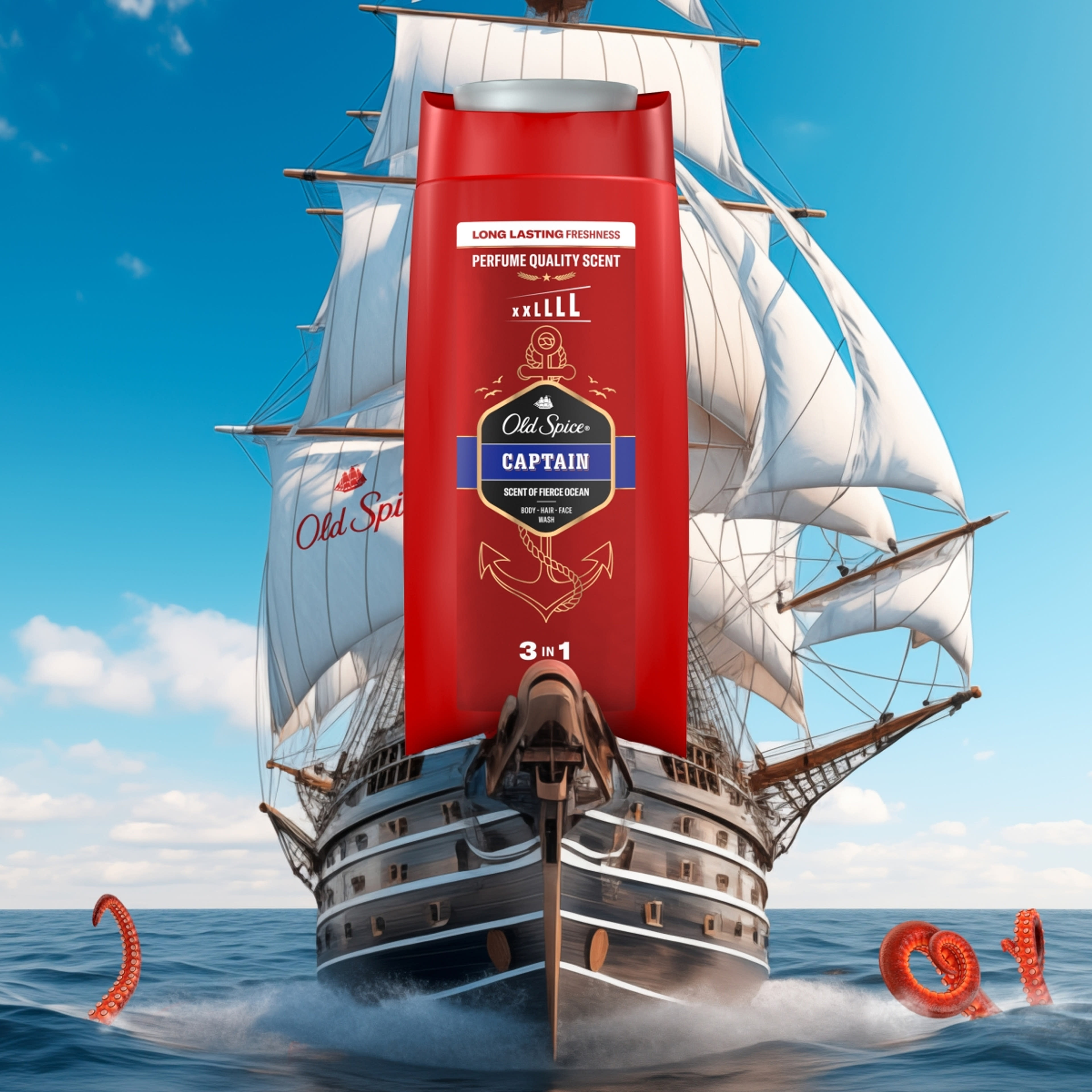 Old Spice Captain tusfürdő - 675 ml-8