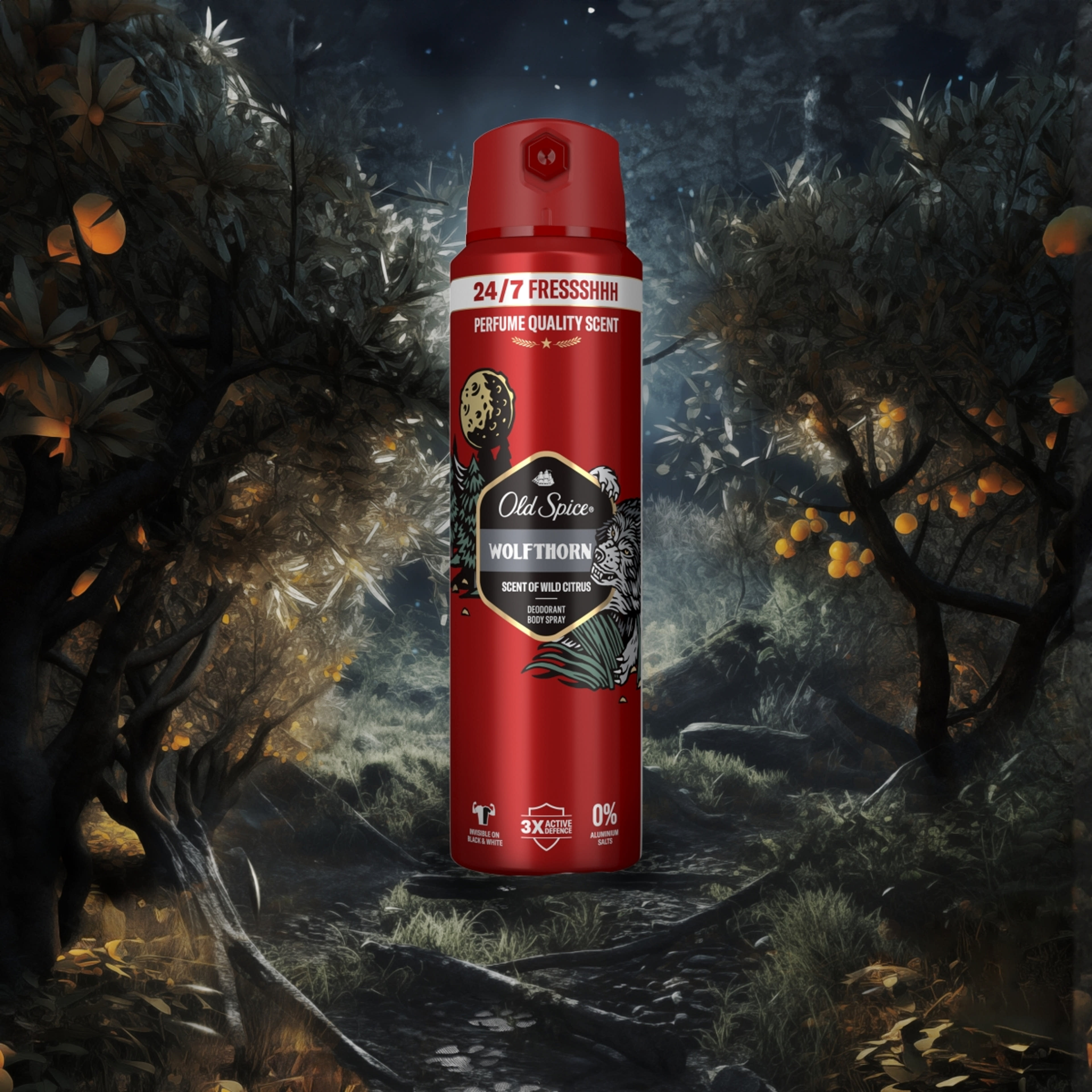 Old Spice Wolfthorn dezodor spray férfiaknak - 200 ml-7