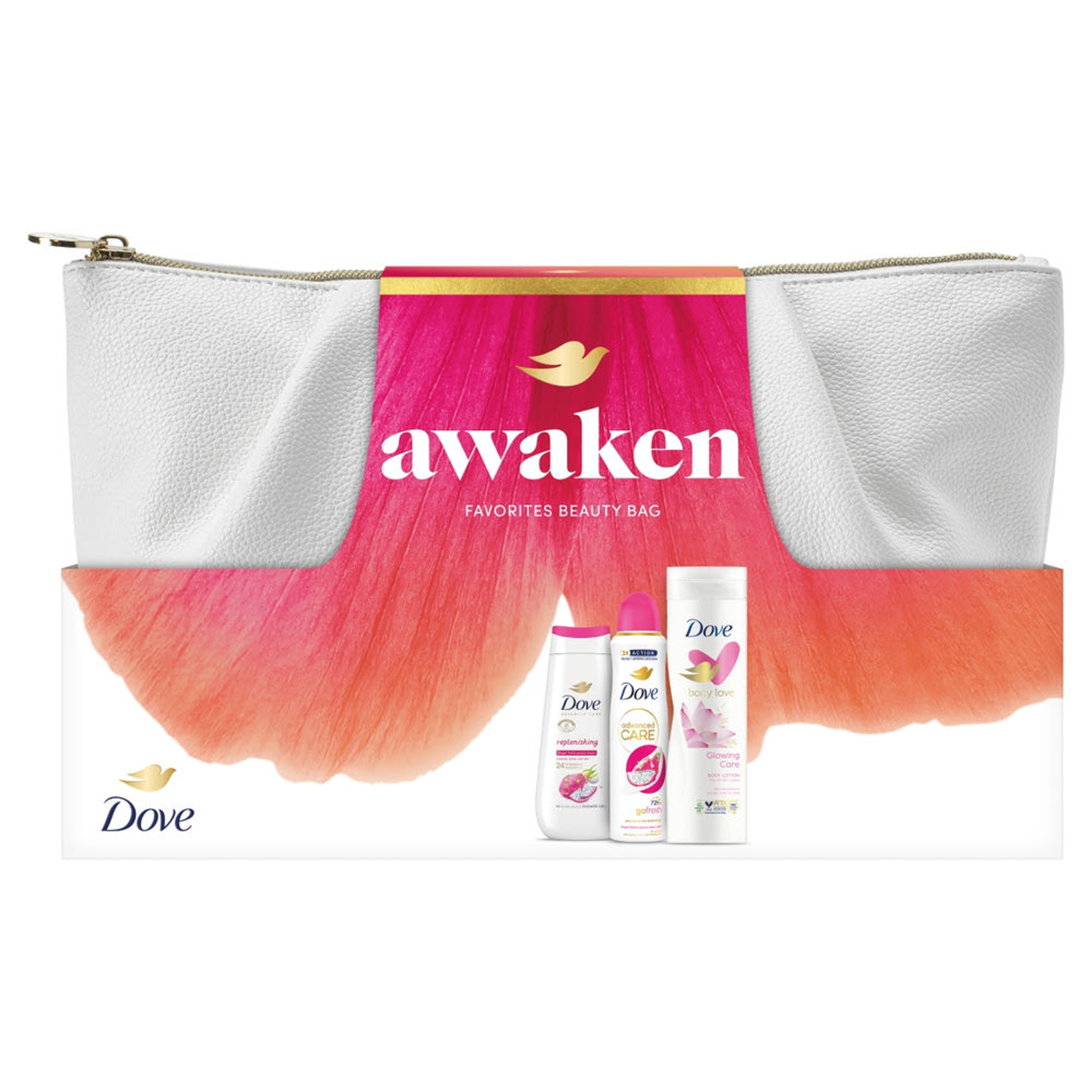 Dove Awaken ajándékcsomag neszesszerrel - 1 db