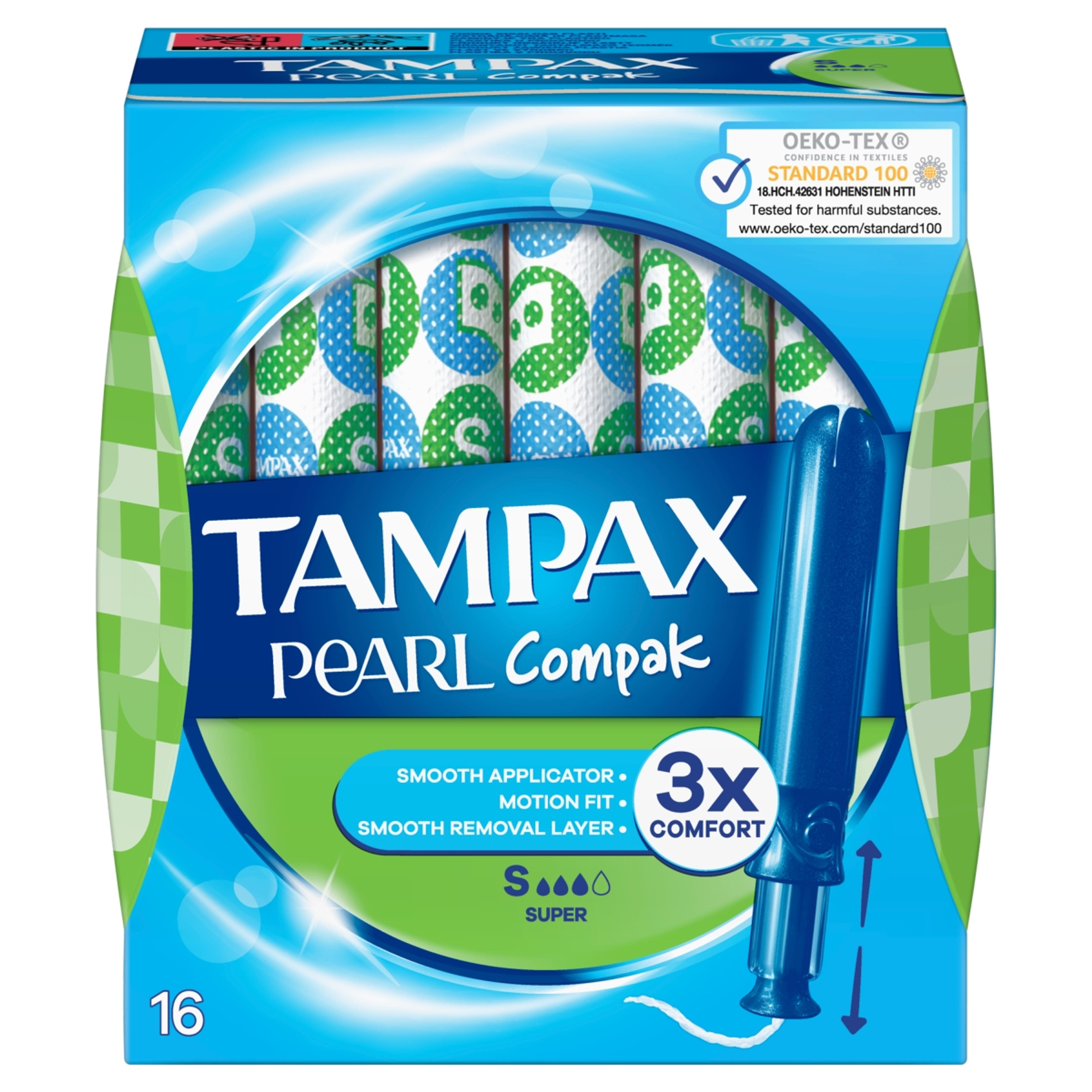Tampax Compak Pearl Super tampon - 16 db-2