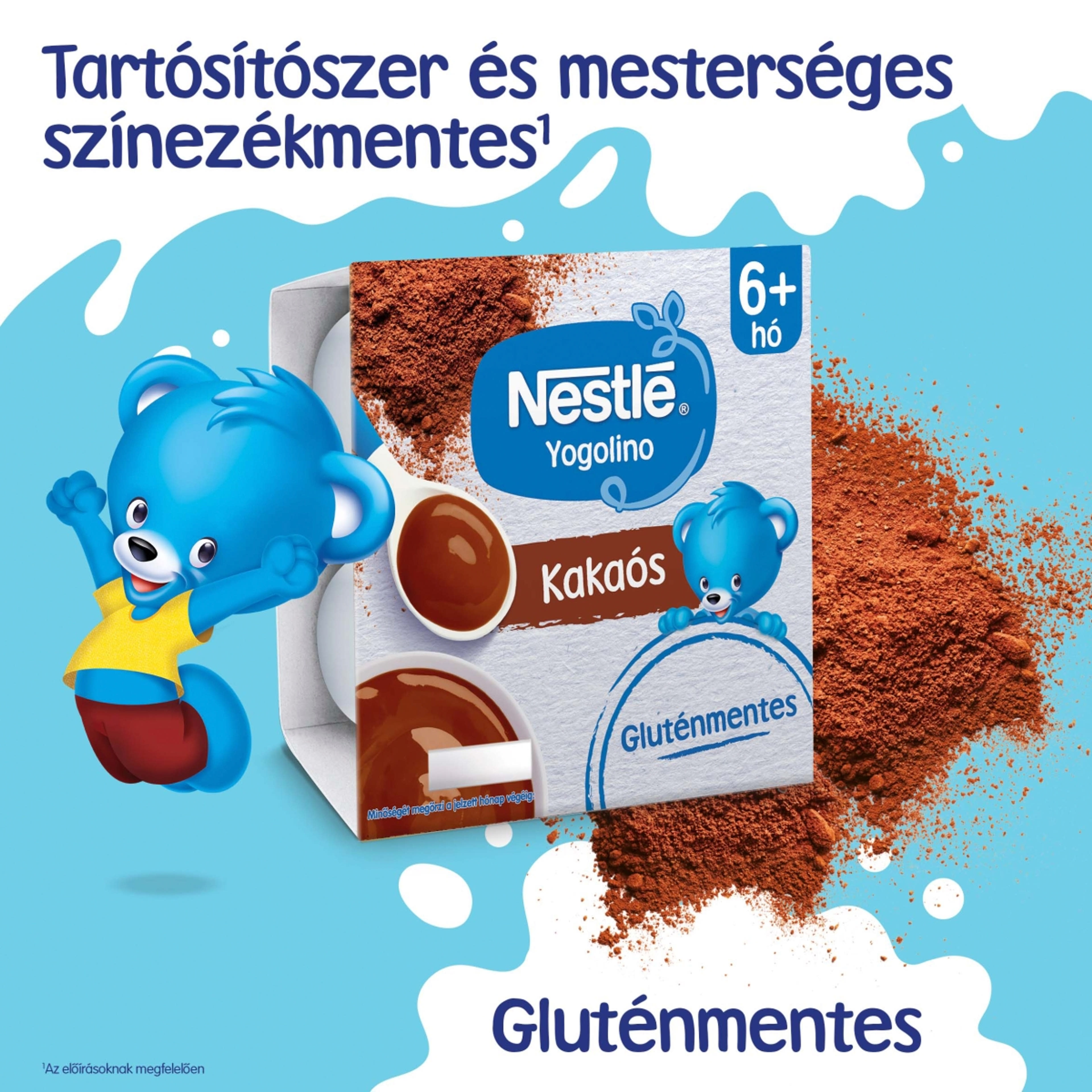Nestlé Yogolino Baby Desszert Kakaós 6/8 Hónapos Kortól 4*100g - 400 g-4