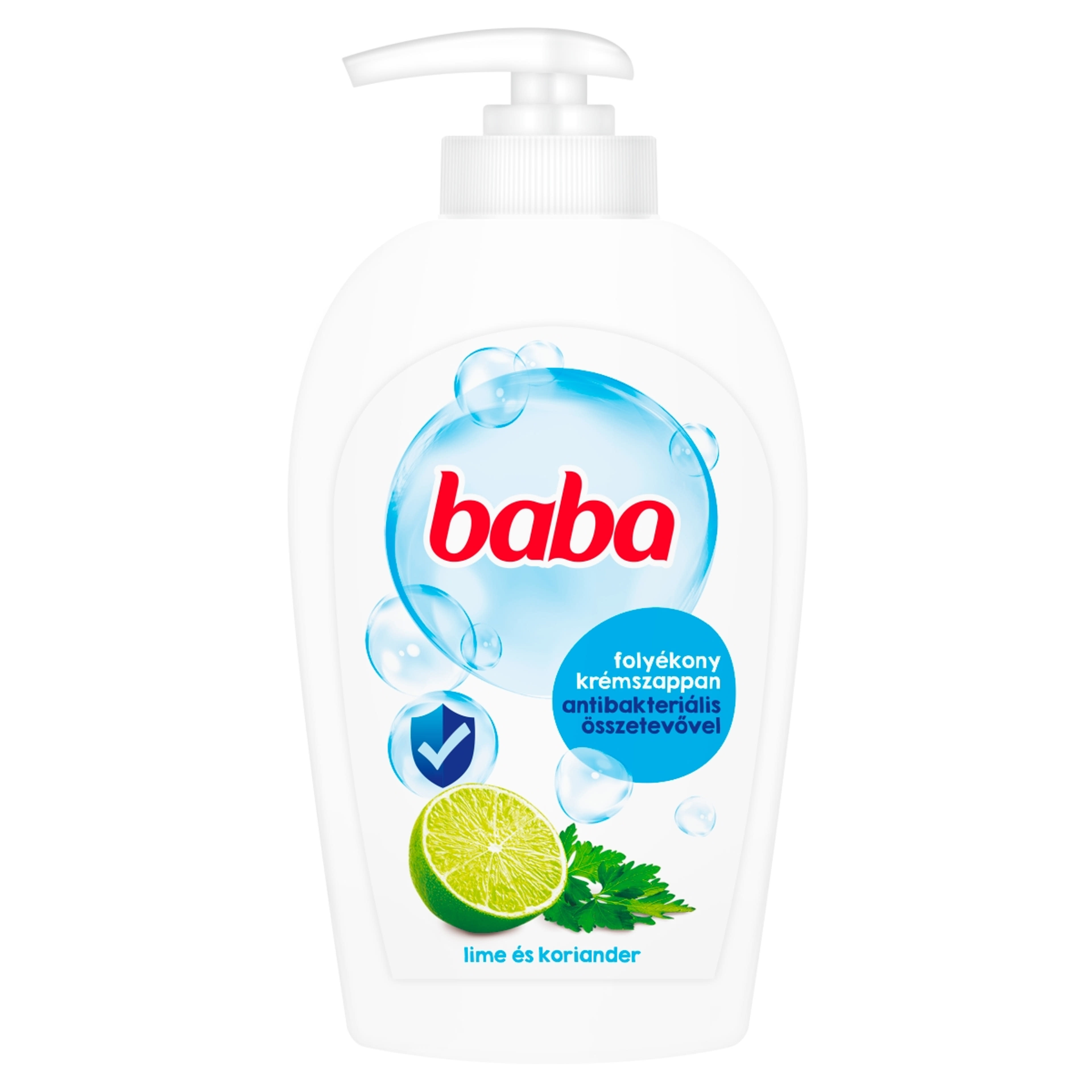 Baba folyékony szappan antibakteriális lime - 250 ml