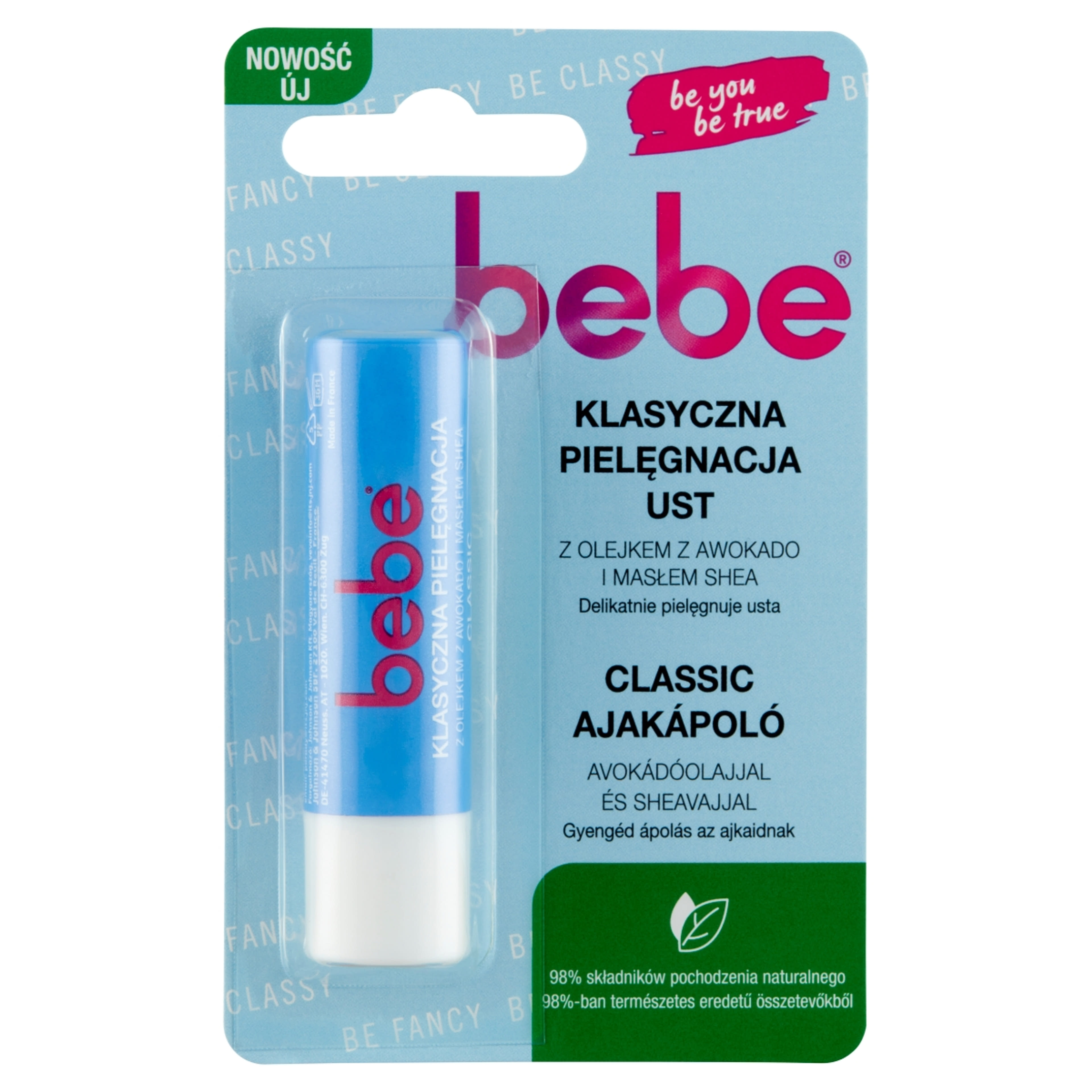 Bebe Young Care klasszikus ajakír - 4,9 g