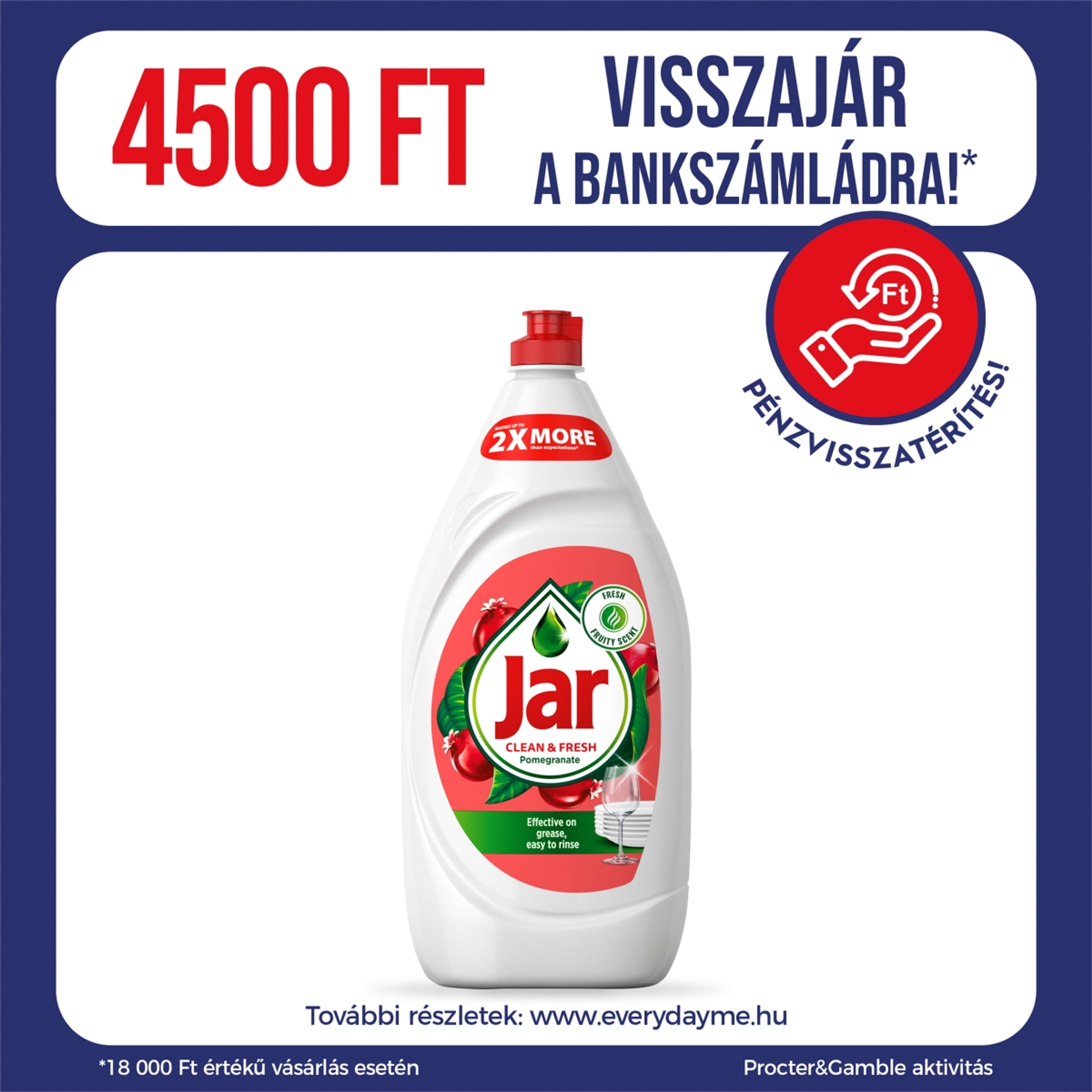 Jar gránátalma kézi mosogatószer - 1350 ml