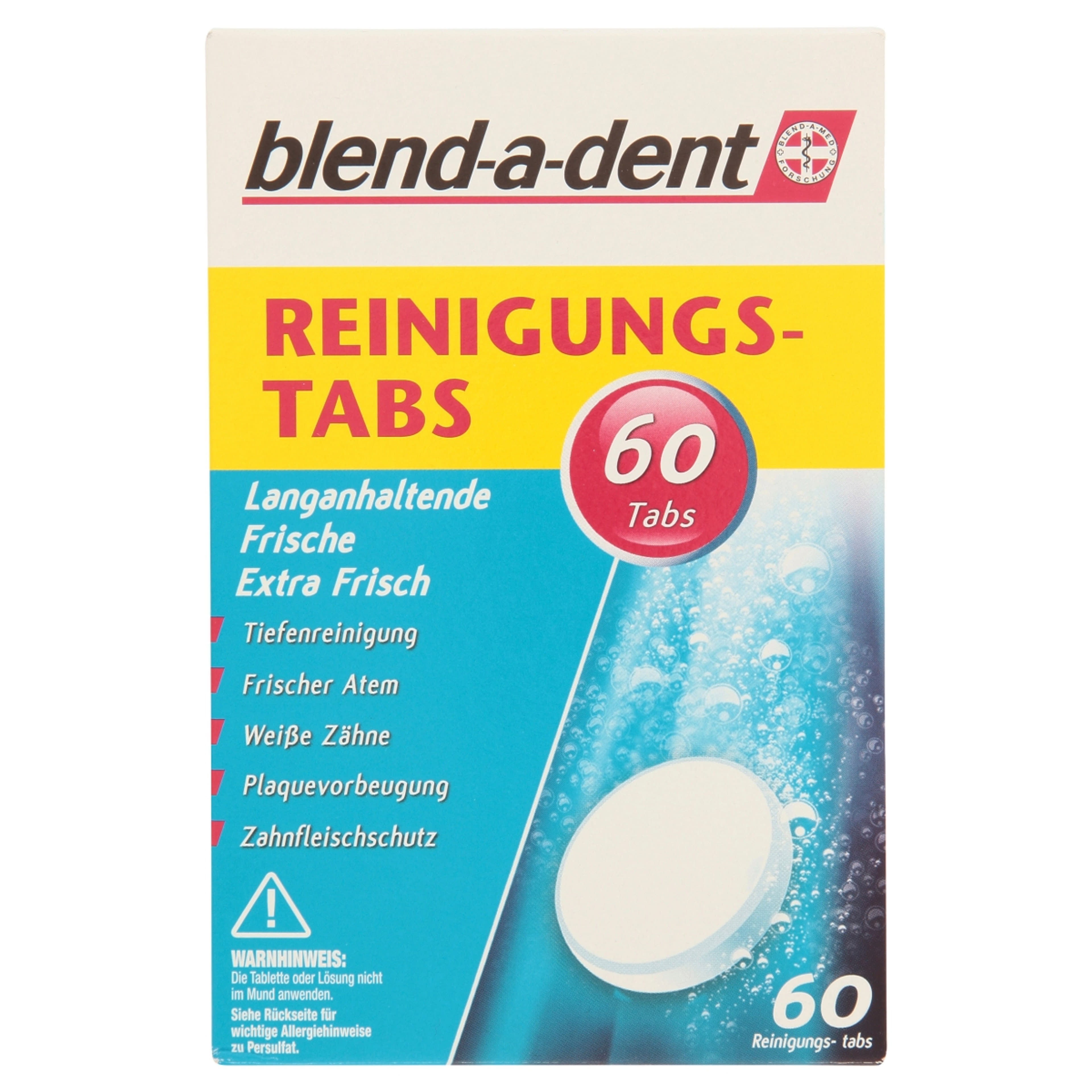 Blend-a-Dent Extra Fresh protézistisztító tabletta - 60 db-1