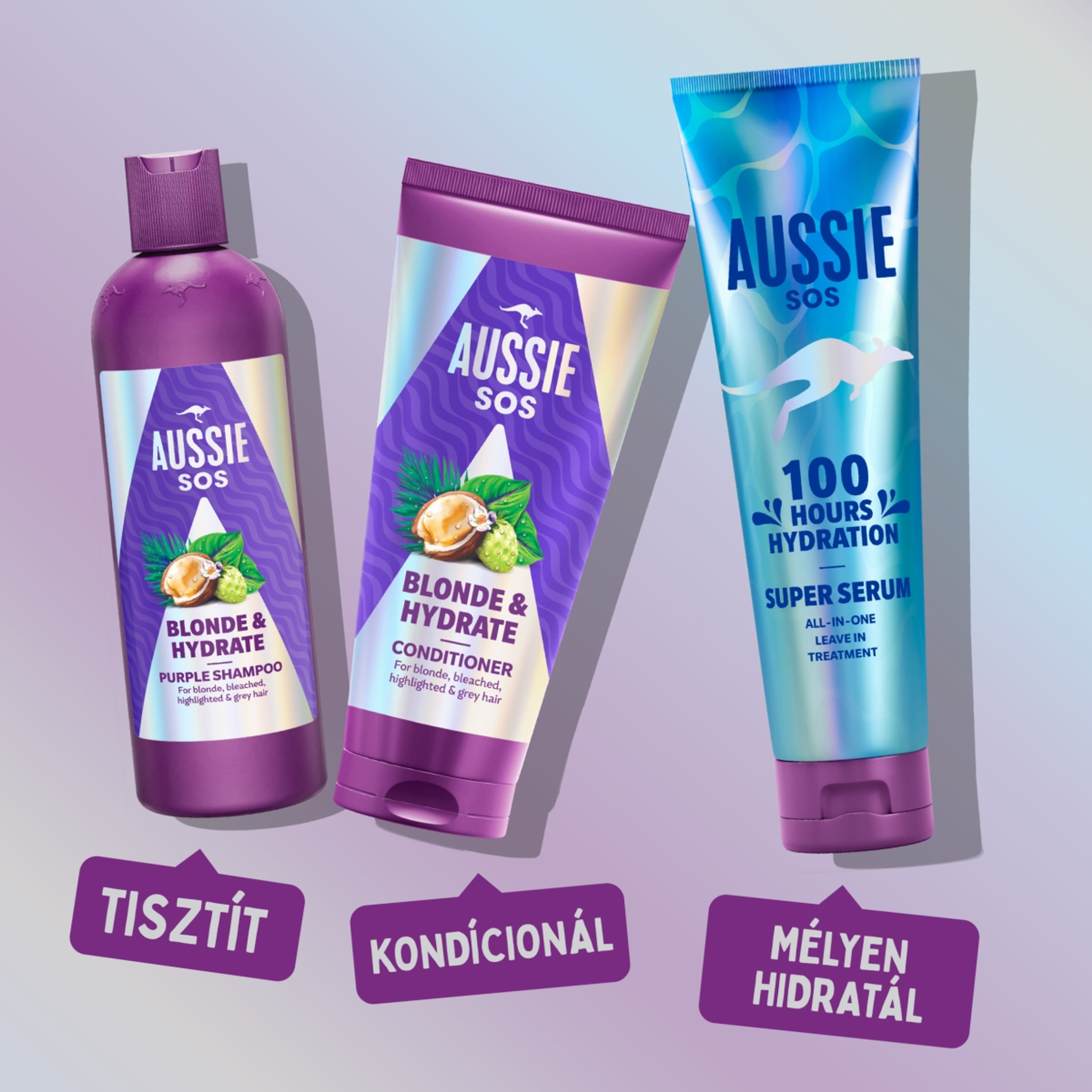 Aussie SOS Blonde & Hydrate balzsam - 200 ml-3