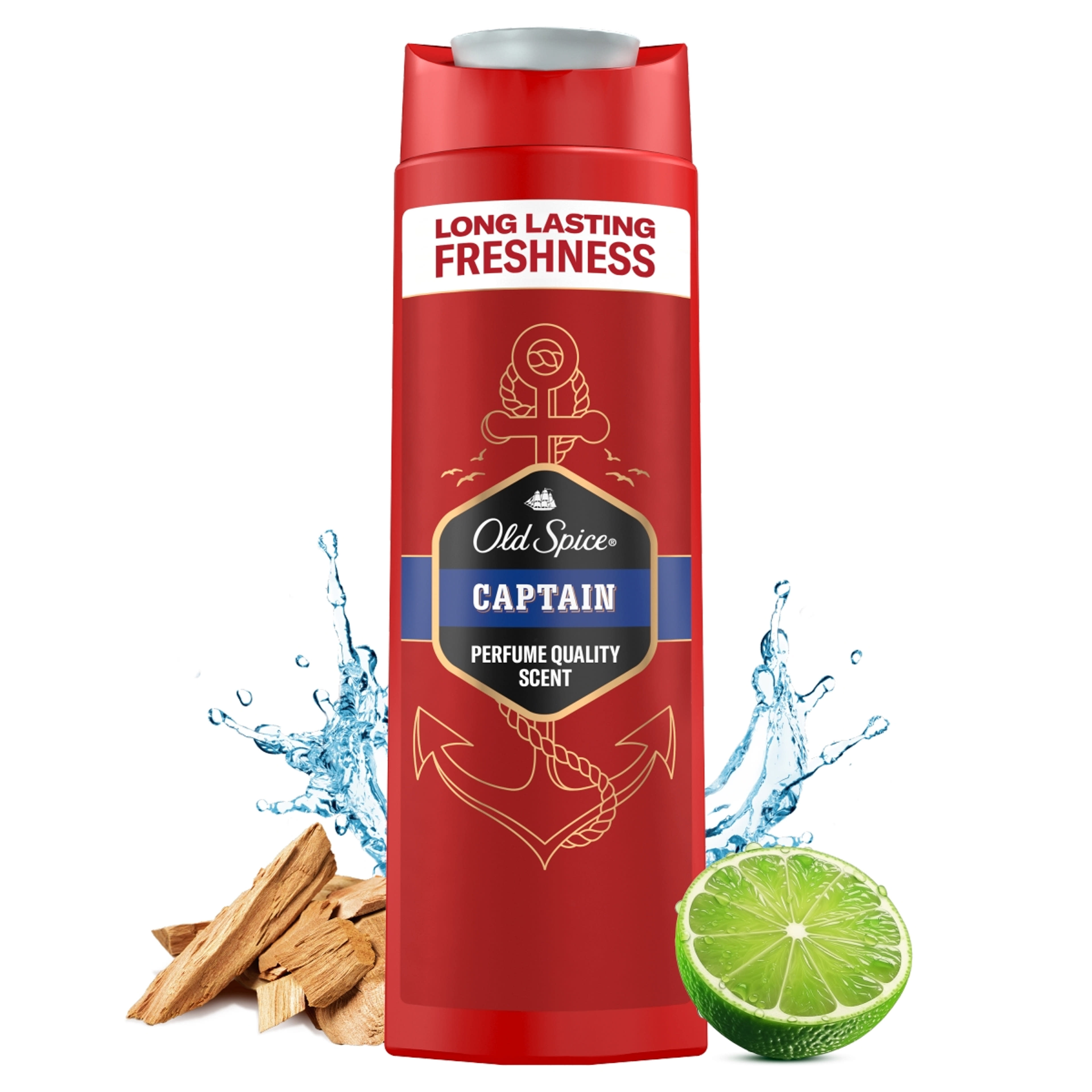 Old Spice Captain tusfürdő és sampon férfiaknak - 250 ml-11