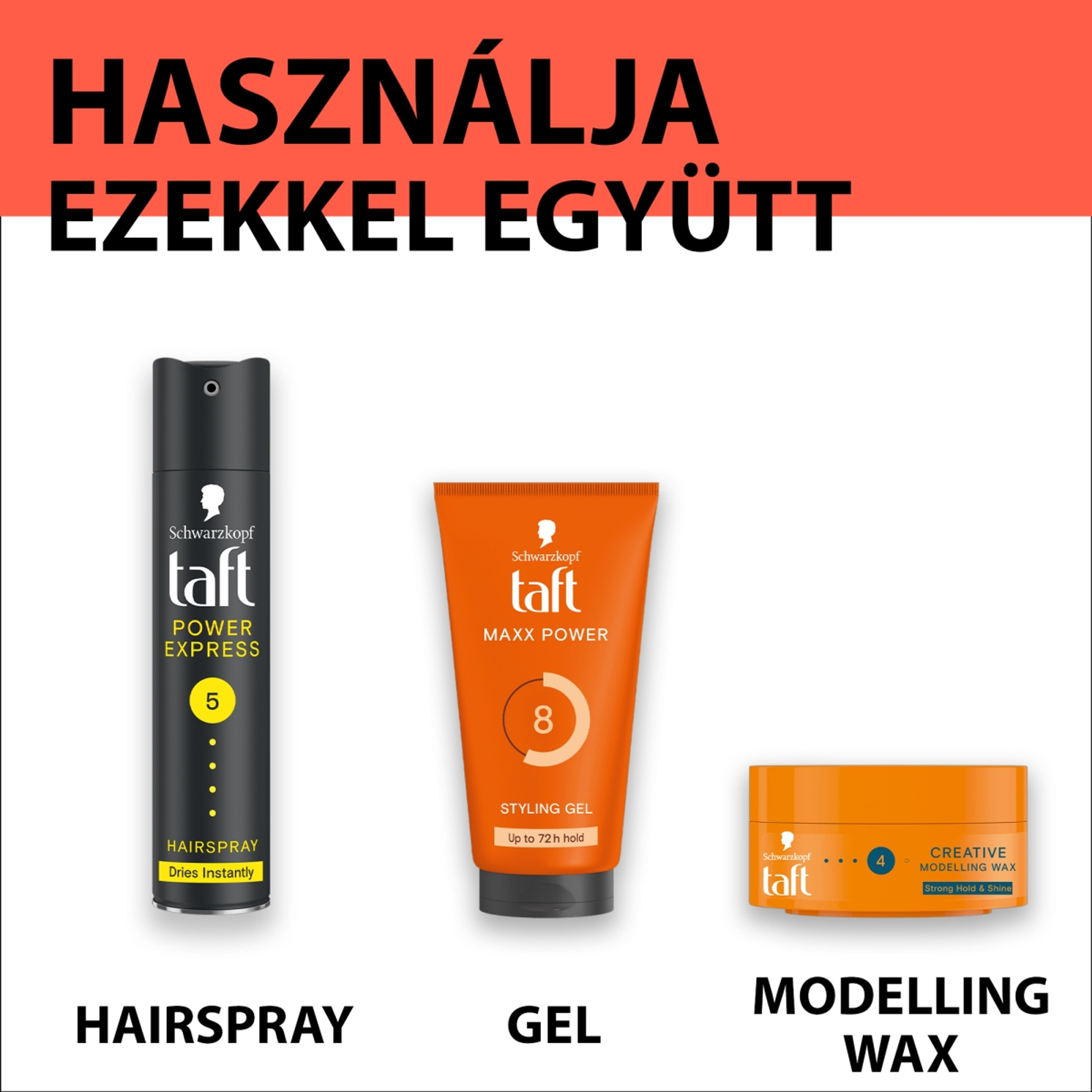 Taft Looks Maxx Power hajzselé - 150 ml-5