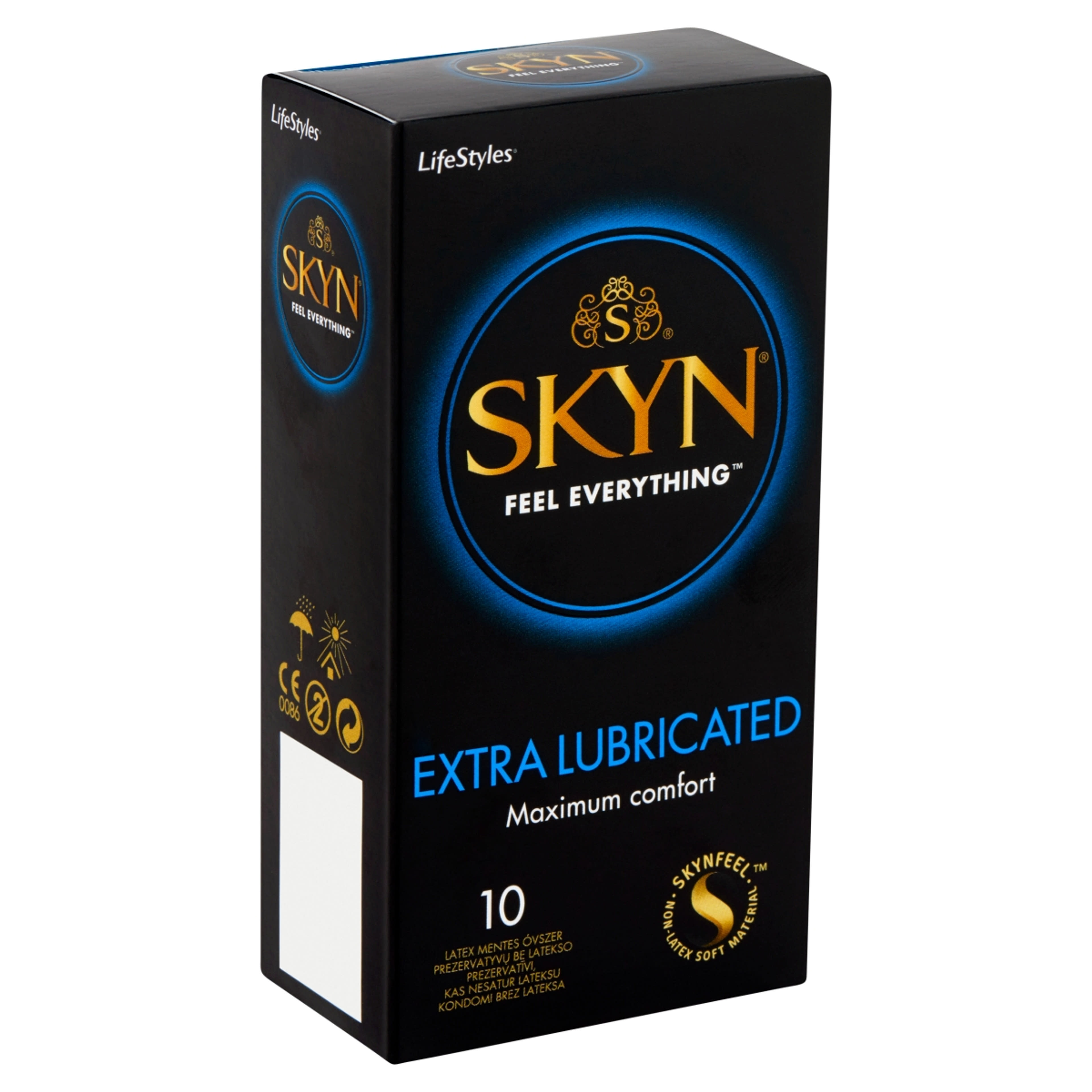 LifeStyles Skyn Extra Lubricated óvszer - 10 db-2