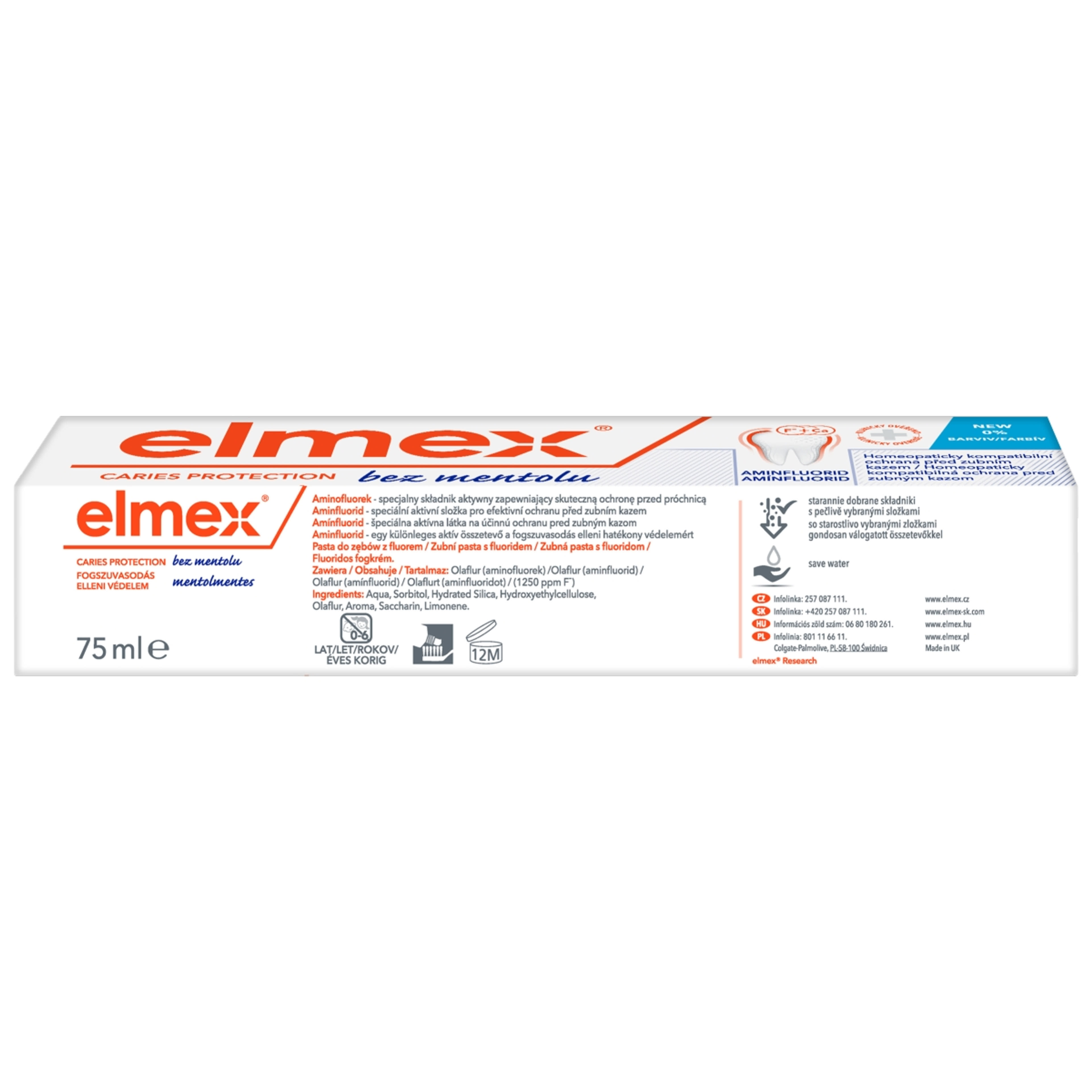 Elmex Mentolmentes fogkrém - 75 ml-3