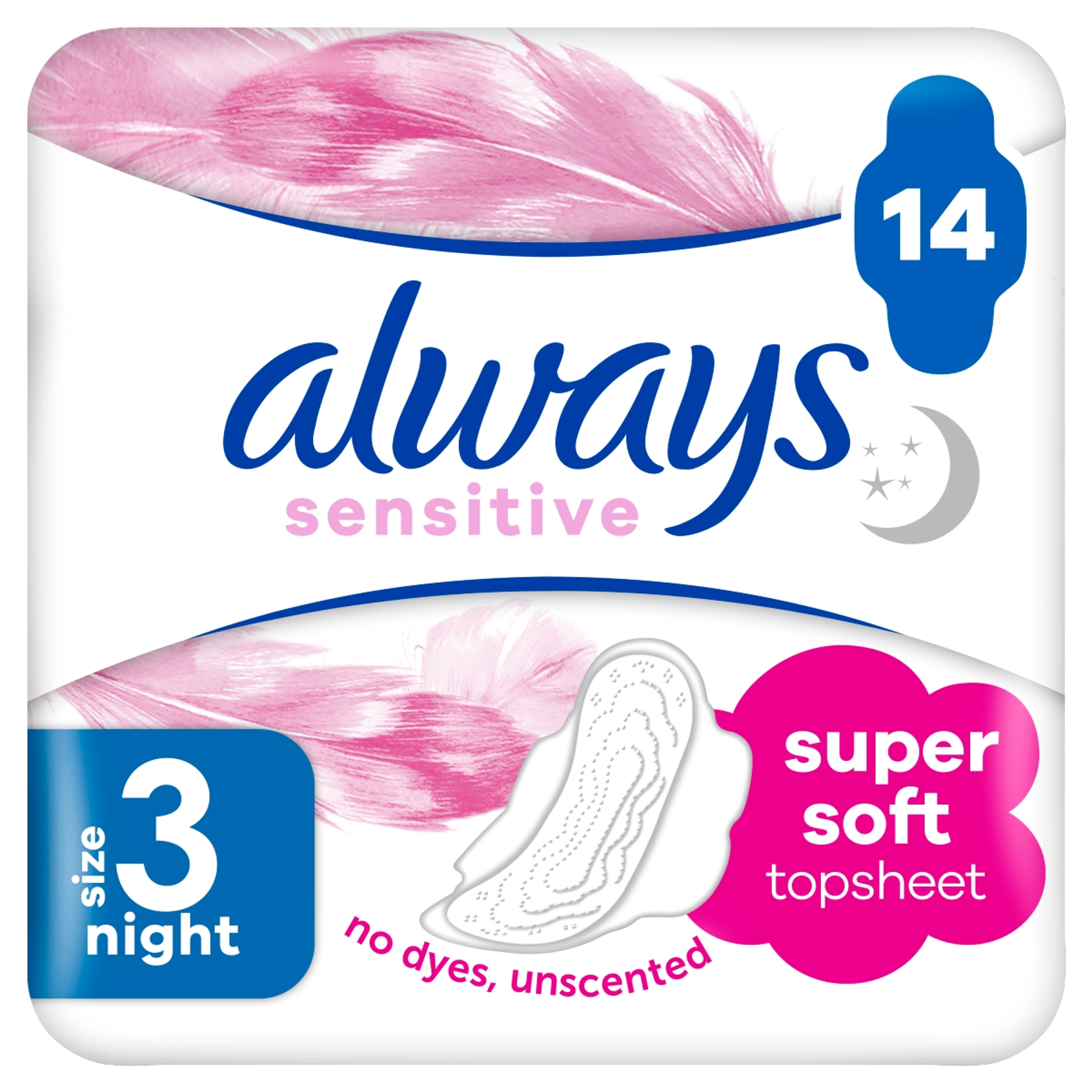 Always Sensitive Ultra Night intim betét - 14 db-9