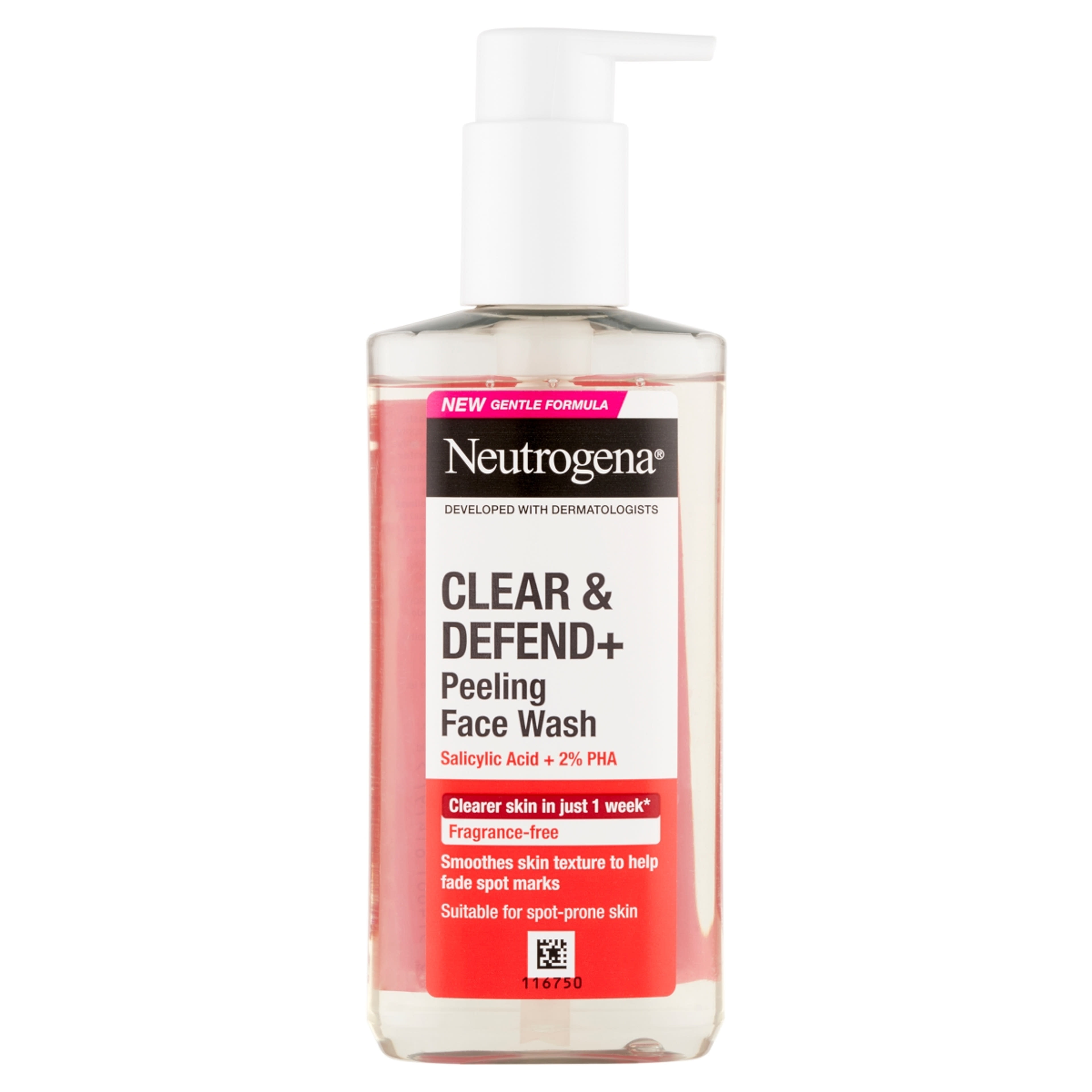 Neutrogena Clear&Defend arclemosó gél pattanások ellen - 200 ml-1