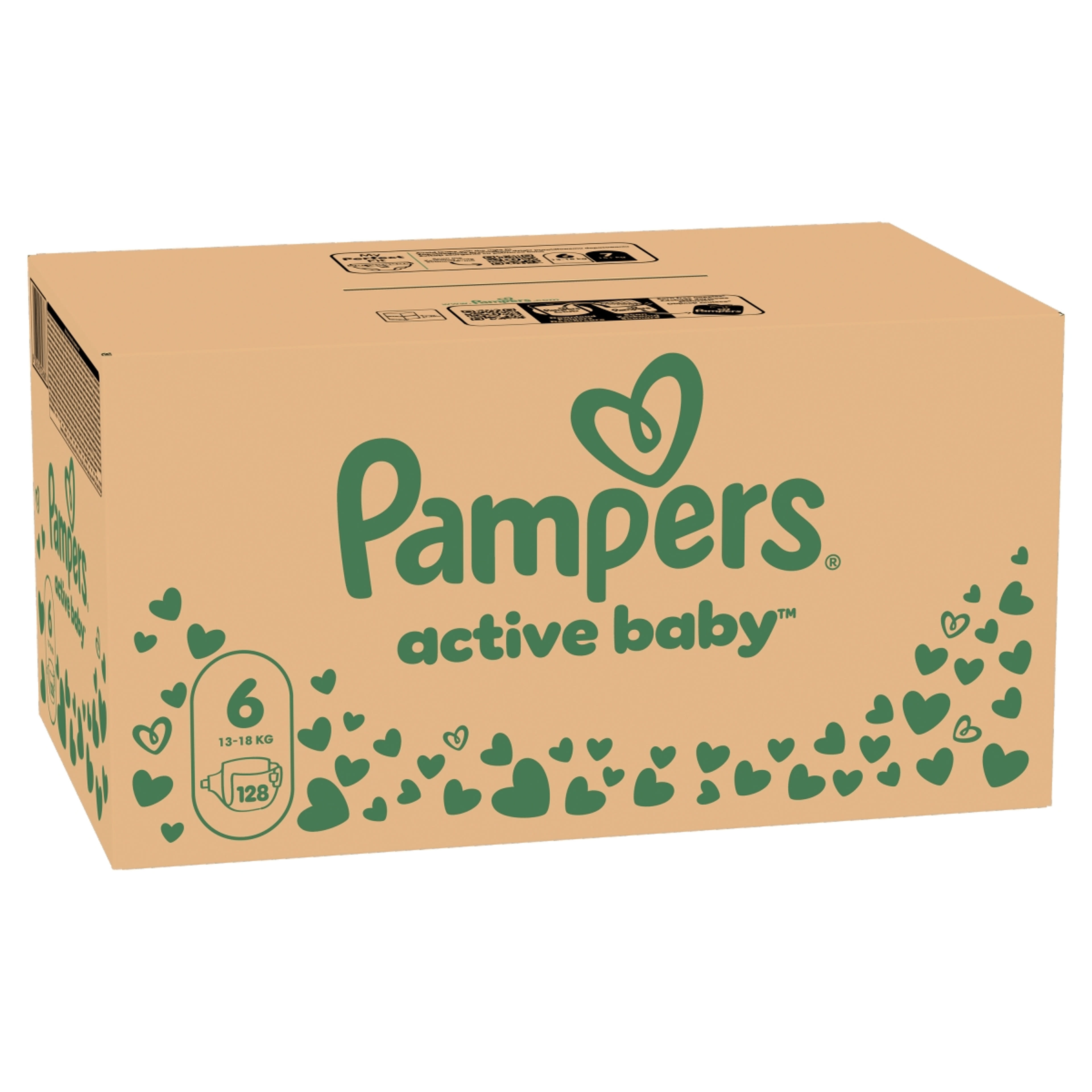 Pampers Active baby Monthly Pack 6 13-18 kg - 128 db-2
