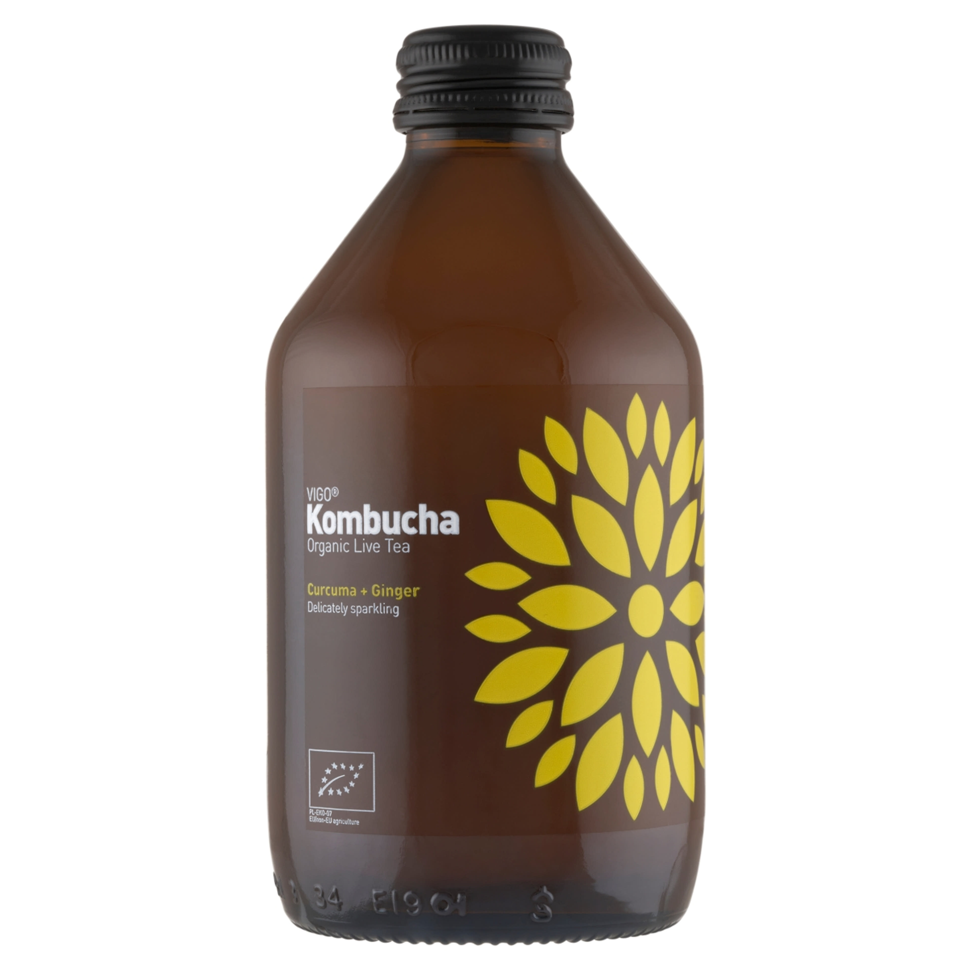 Vigo kombucha kurkuma-gyömbér ital - 330 ml-1