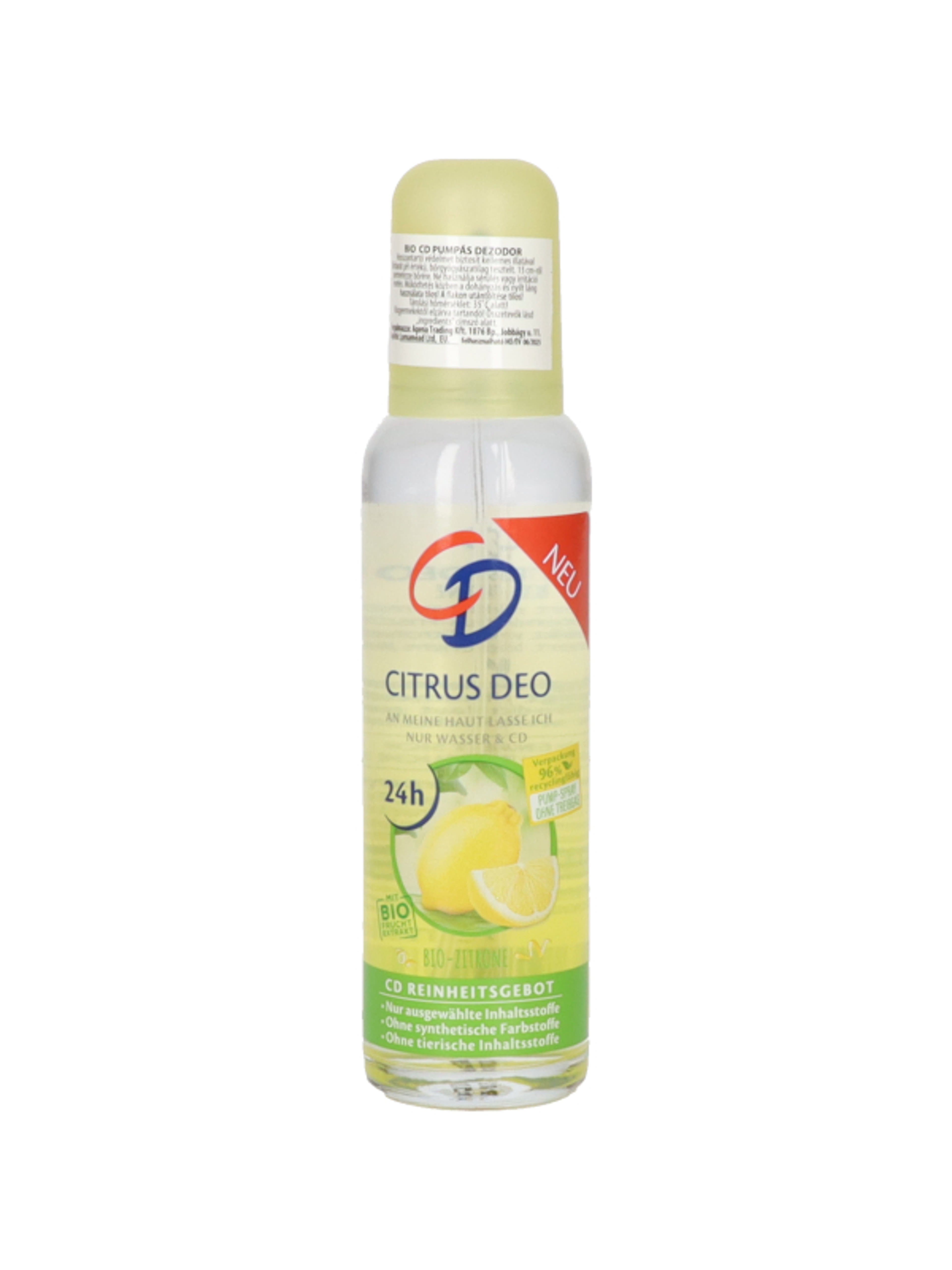 Cd pumpás deodorant spray bio citrus - 75 ml