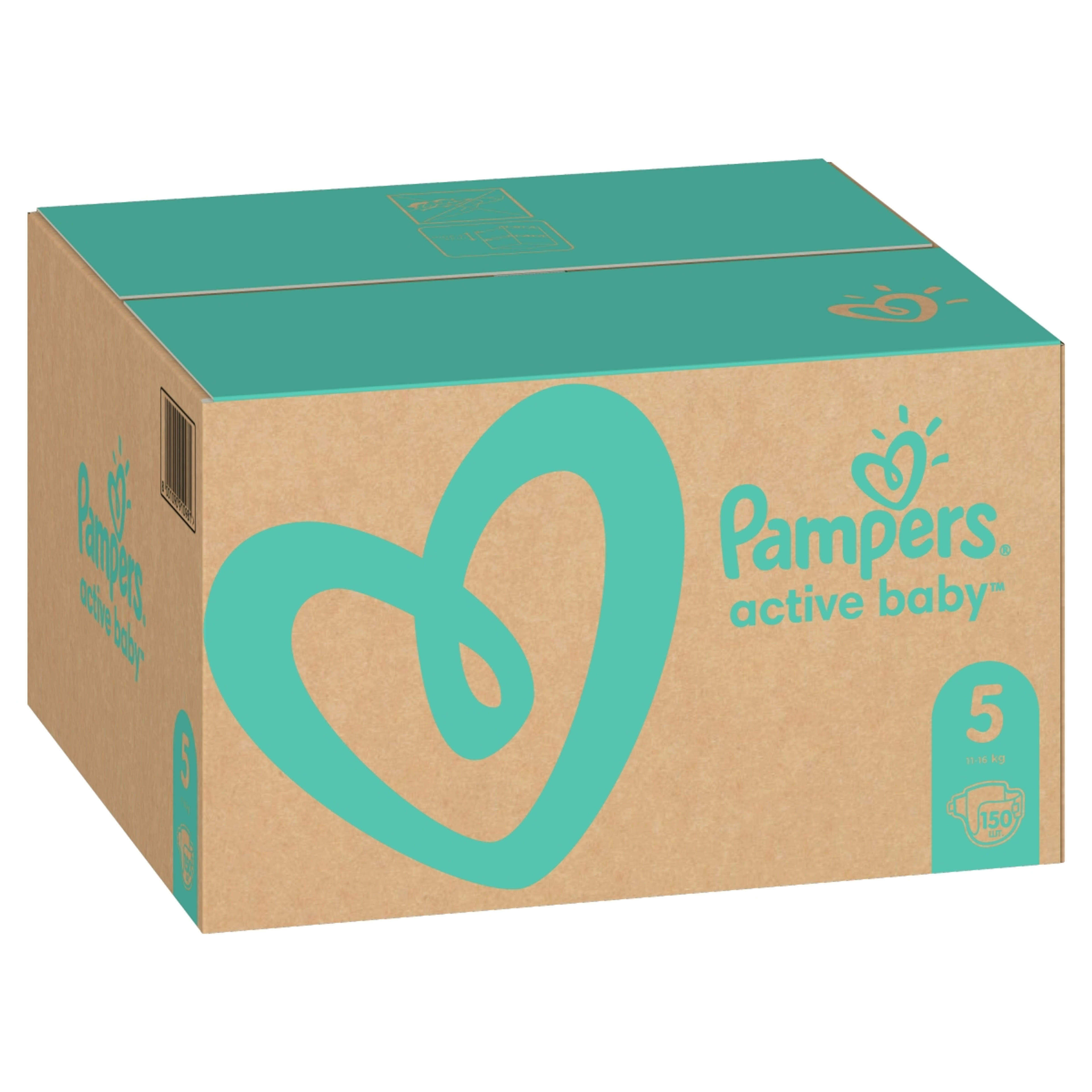 Pampers Active Baby monthly pack 5 11-16 kg - 150 db-2