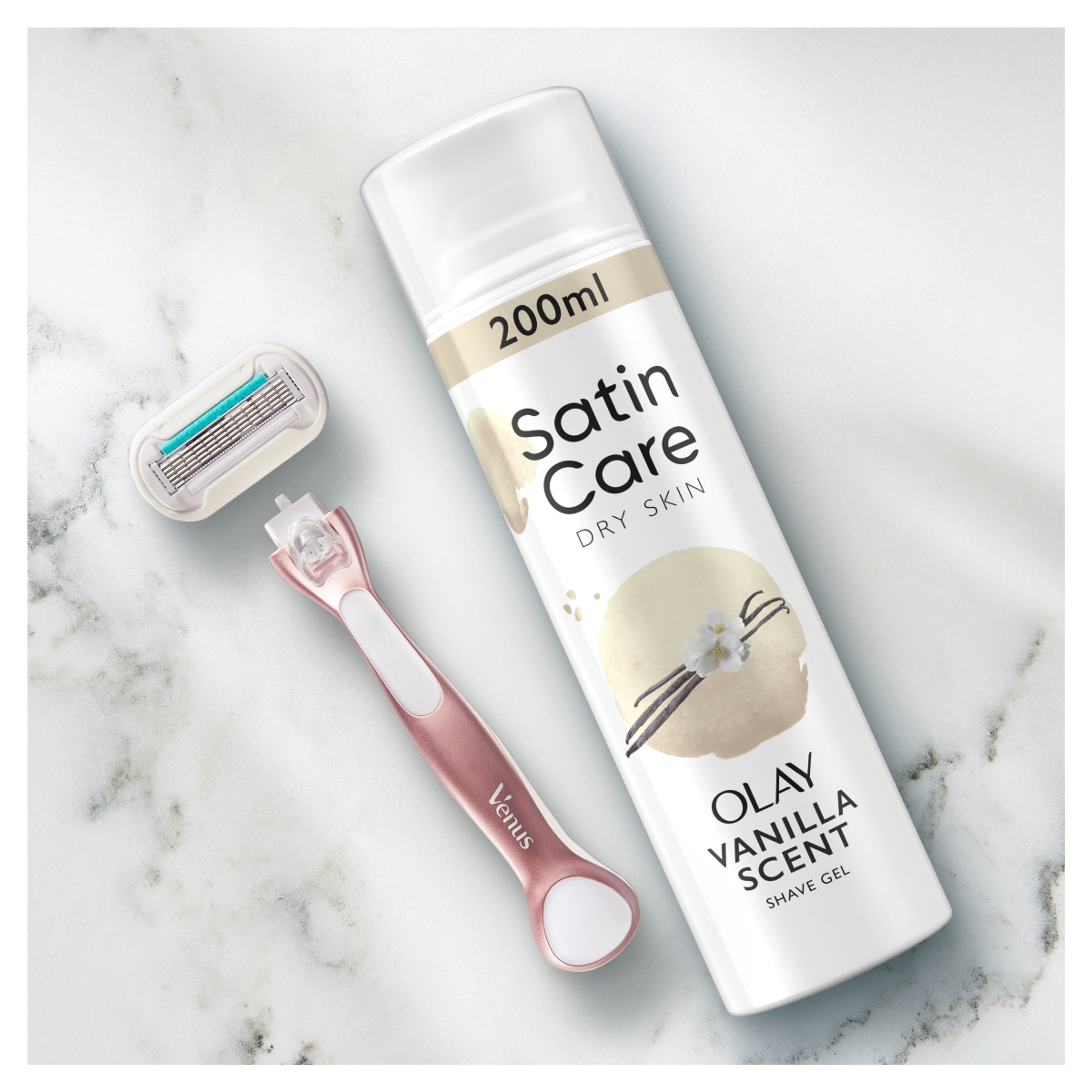 Gillette Satin Care Vanillla Dream borotvazselé - 200ml-2