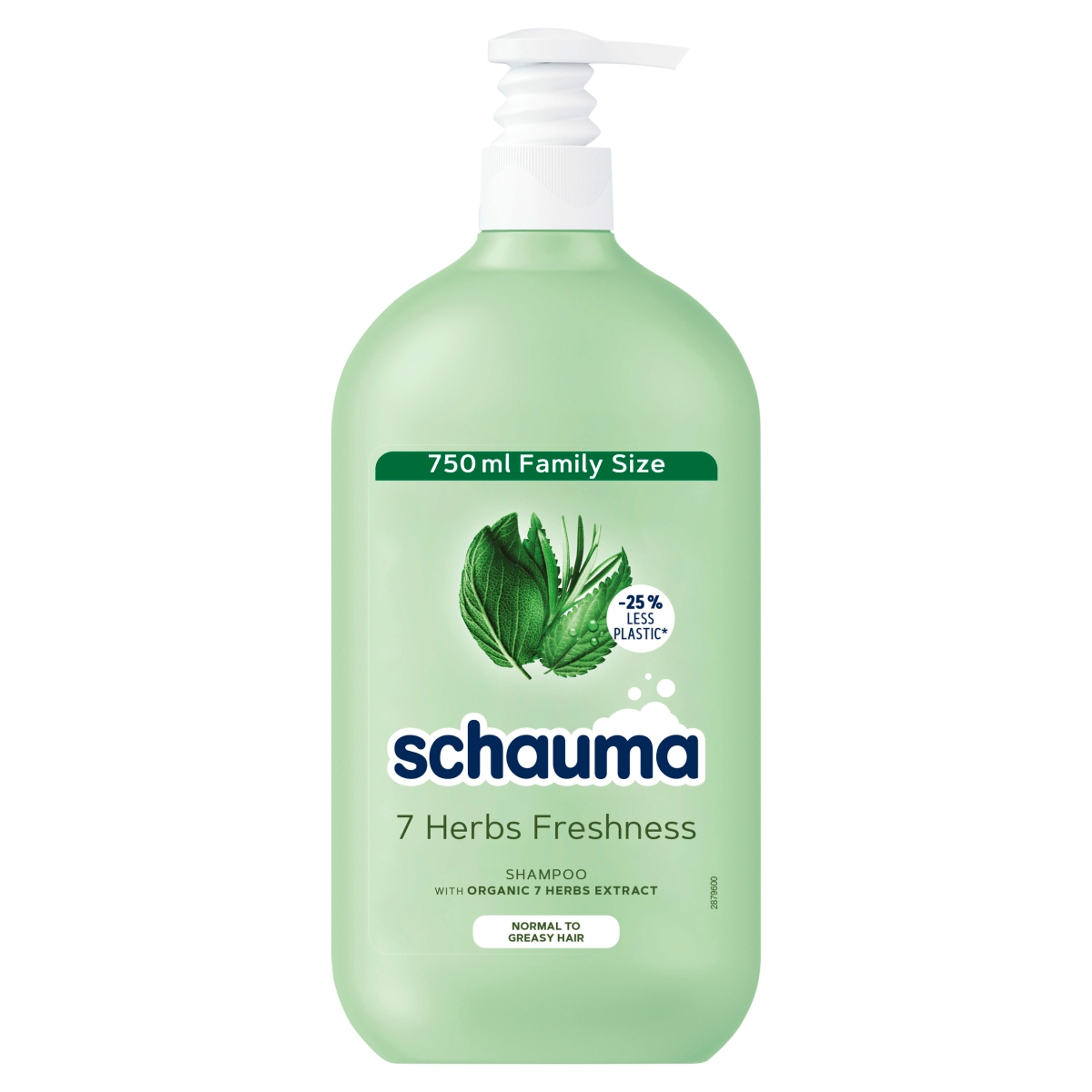 Schauma 7 gyógynövény frissesség sampon - 750 ml