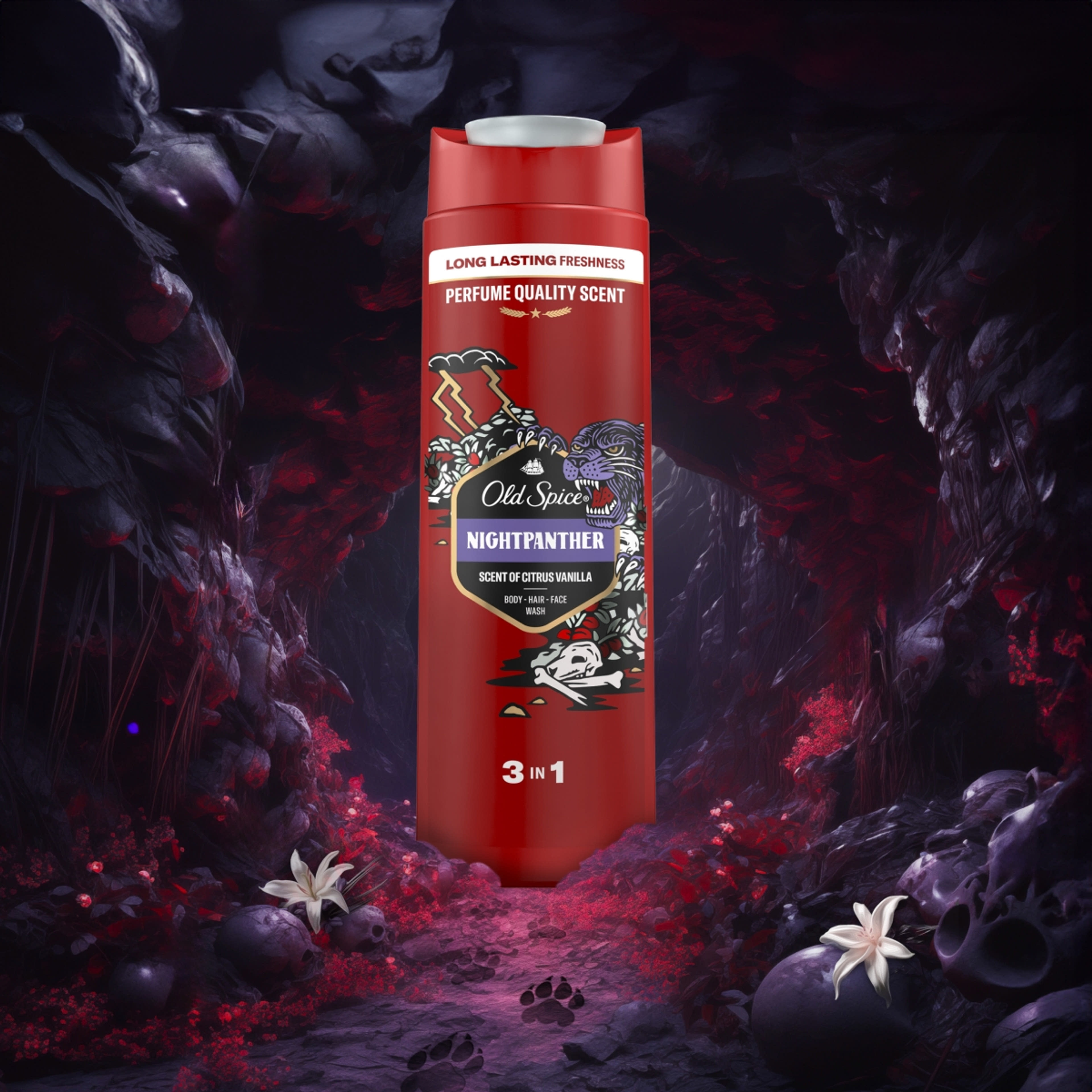 Old Spice Nightpanther tusfürdő - 400 ml-7