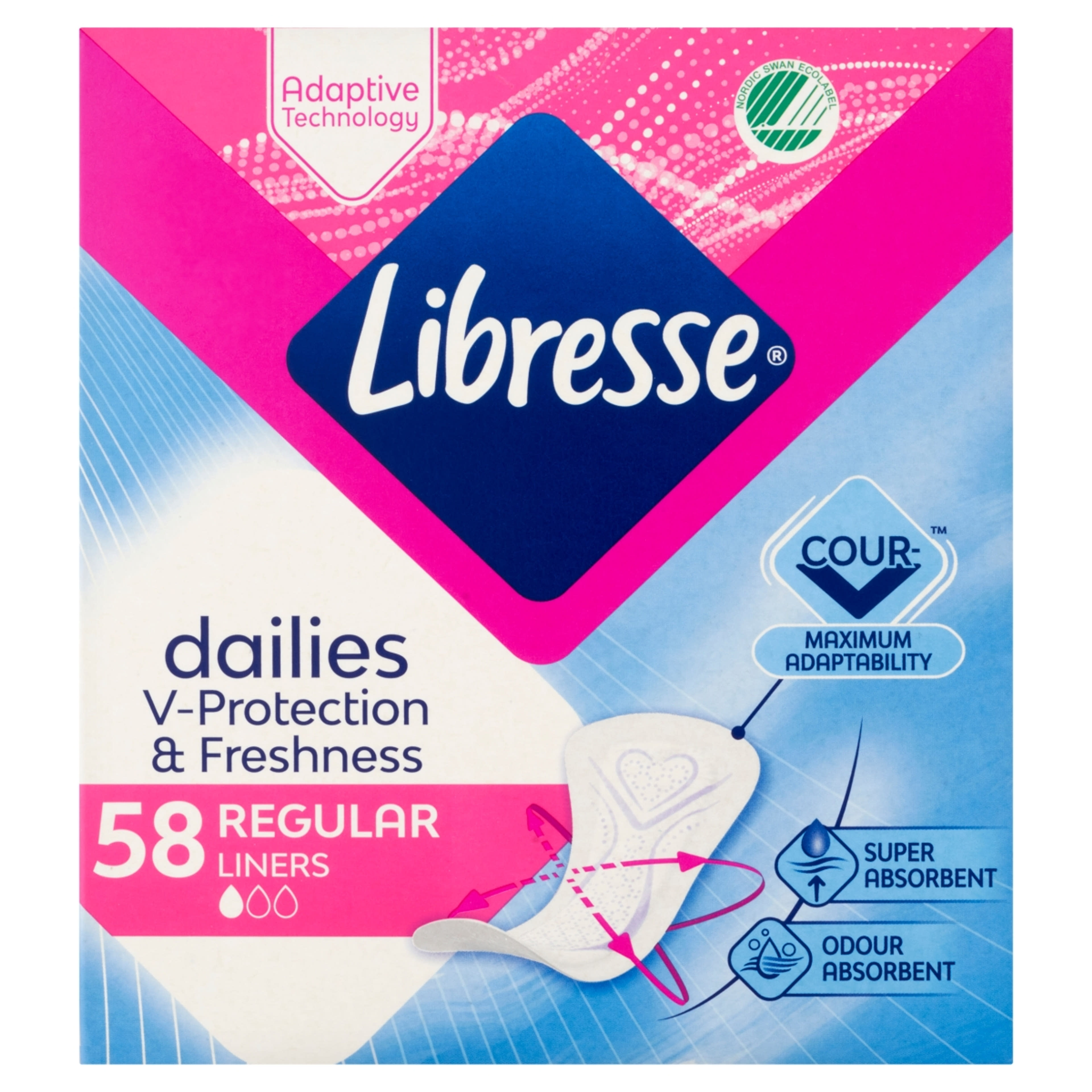 Libresse Normal tisztasági betét - 58 db-1