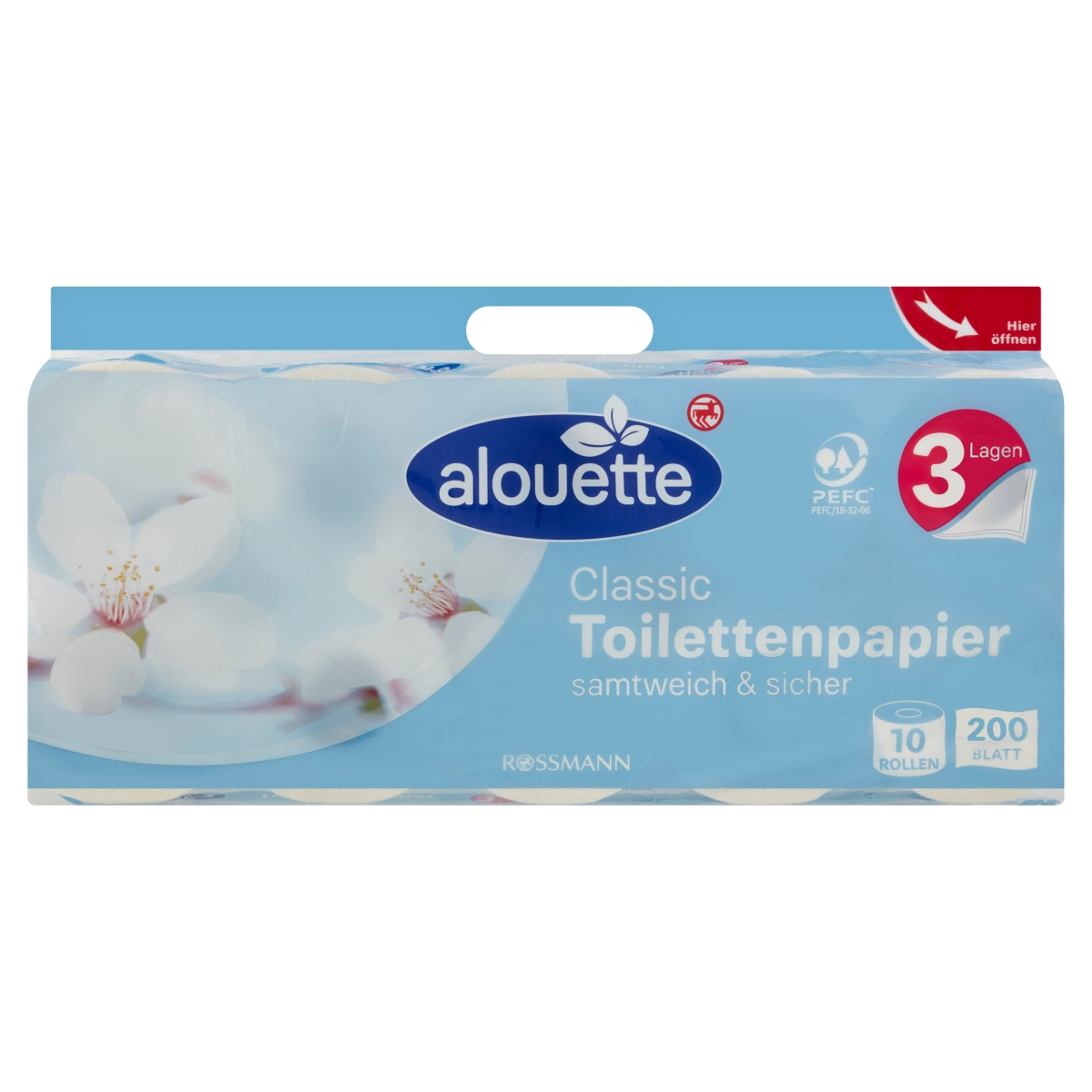 Alouette toalettpapír 3 rétegű - 10 db-1