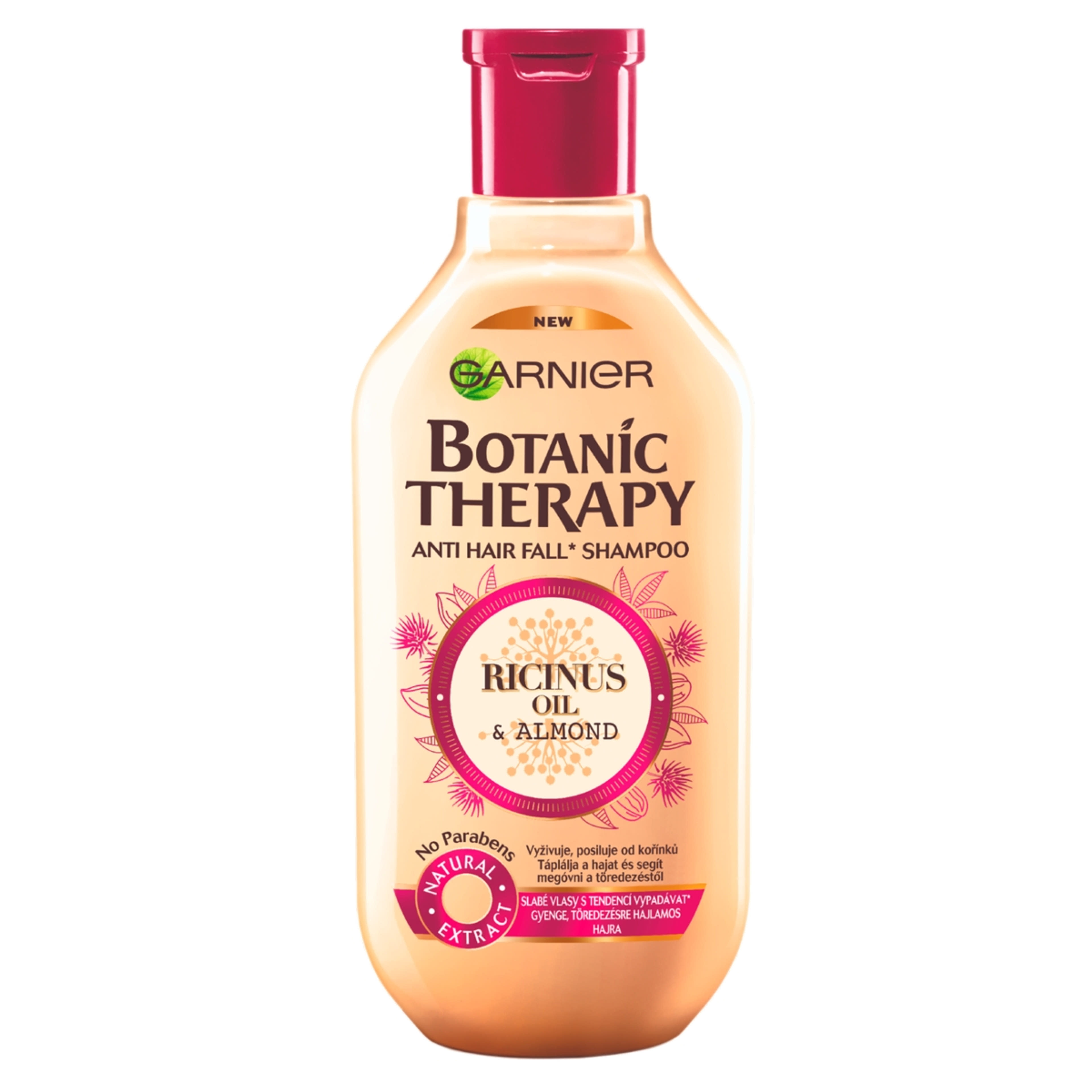 Botanic Therapy sampon ricinus & almond - 400 ml