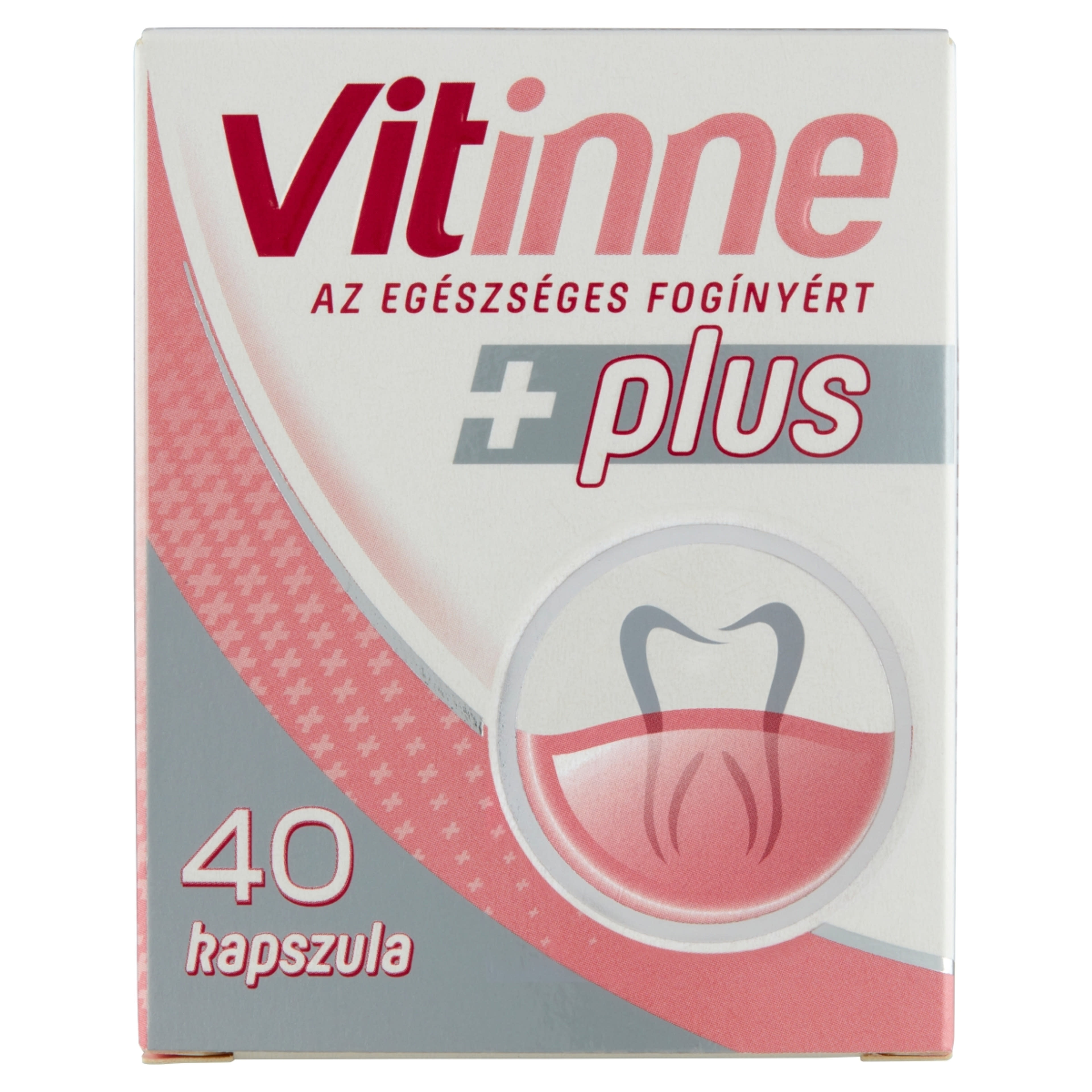 Vitinne Plus Vitaminokkal És Cinkkel Étrend-Kiegészítő Kapszula - 13,44g 40 db