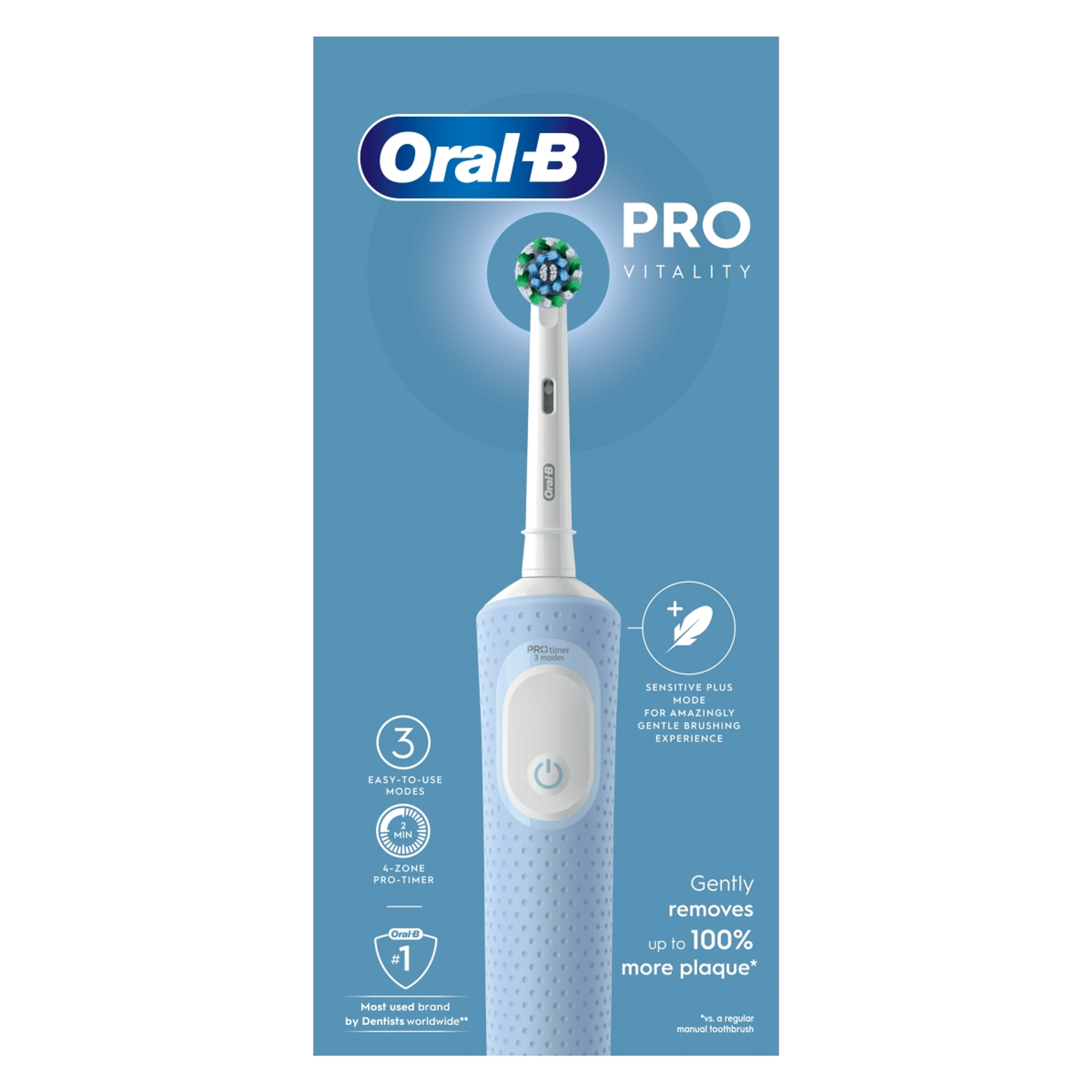 Oral-B Vitality Pro elektromos fogkefe fehér/kék - 1 db
