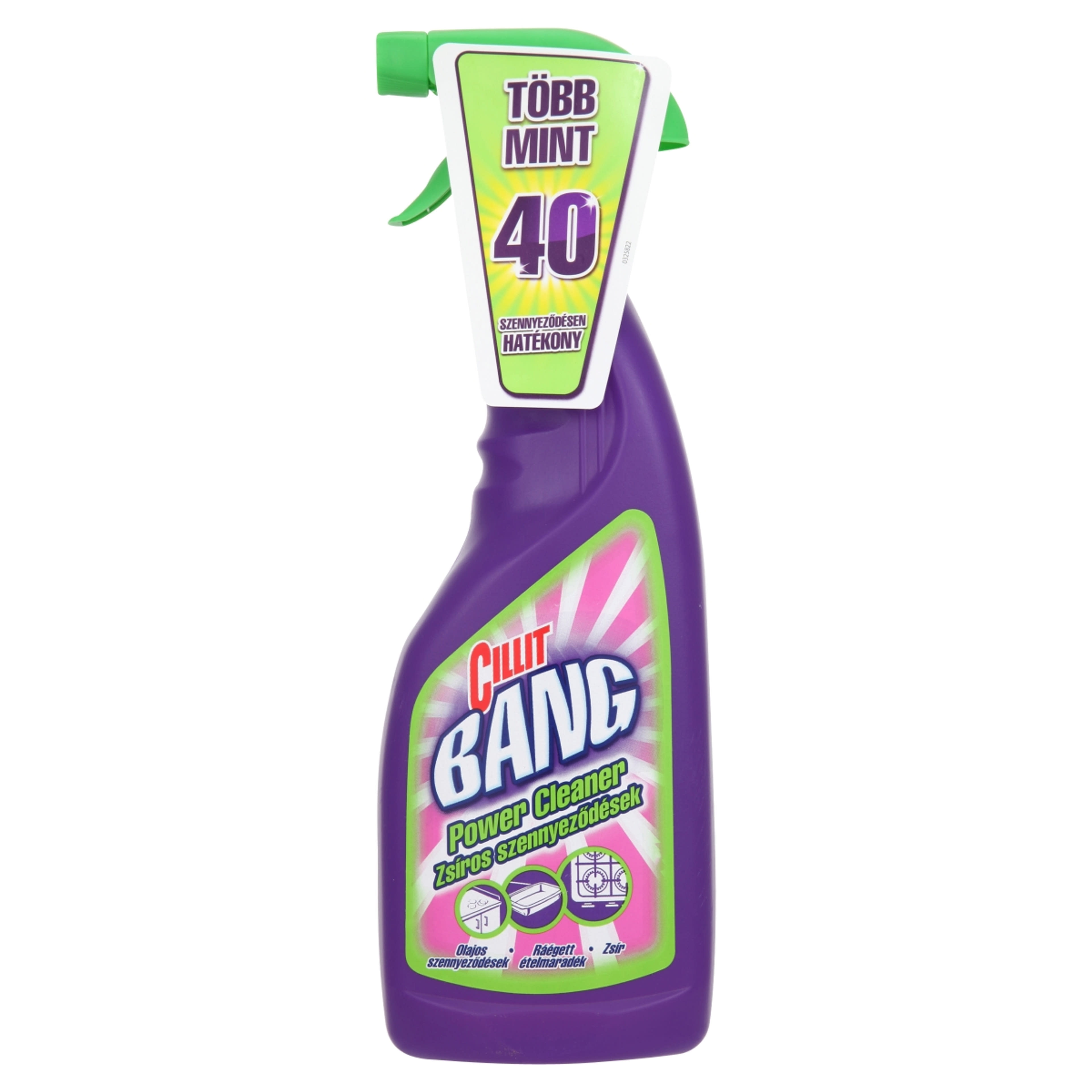 Cillit Bang Power Cleaner Zsíros Szenyeződésekre Tisztító Spray - 750 ml