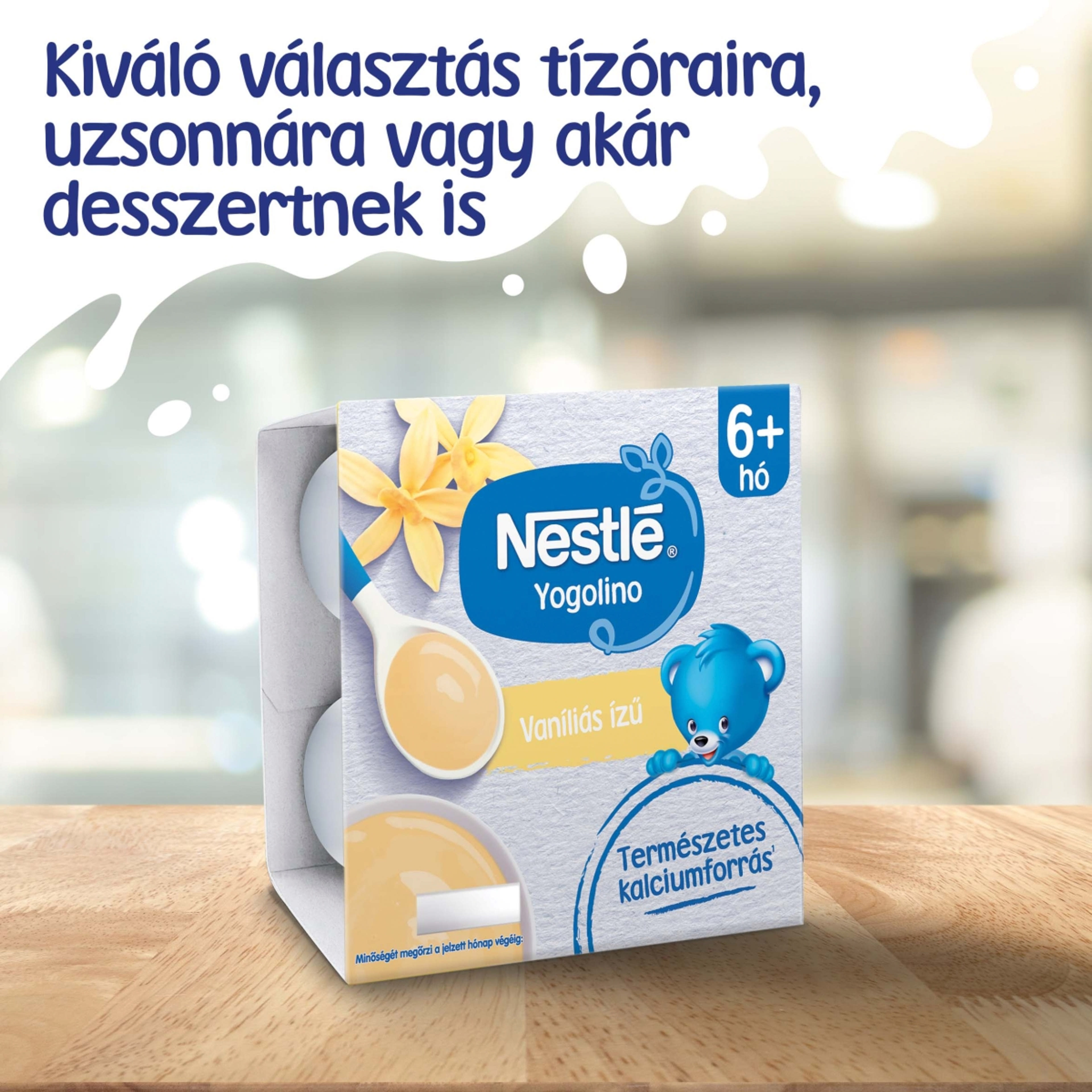 Nestlé Yogolino Babapuding Vaníliás 6 Hónapos Kortól 4*100g - 400 g-7