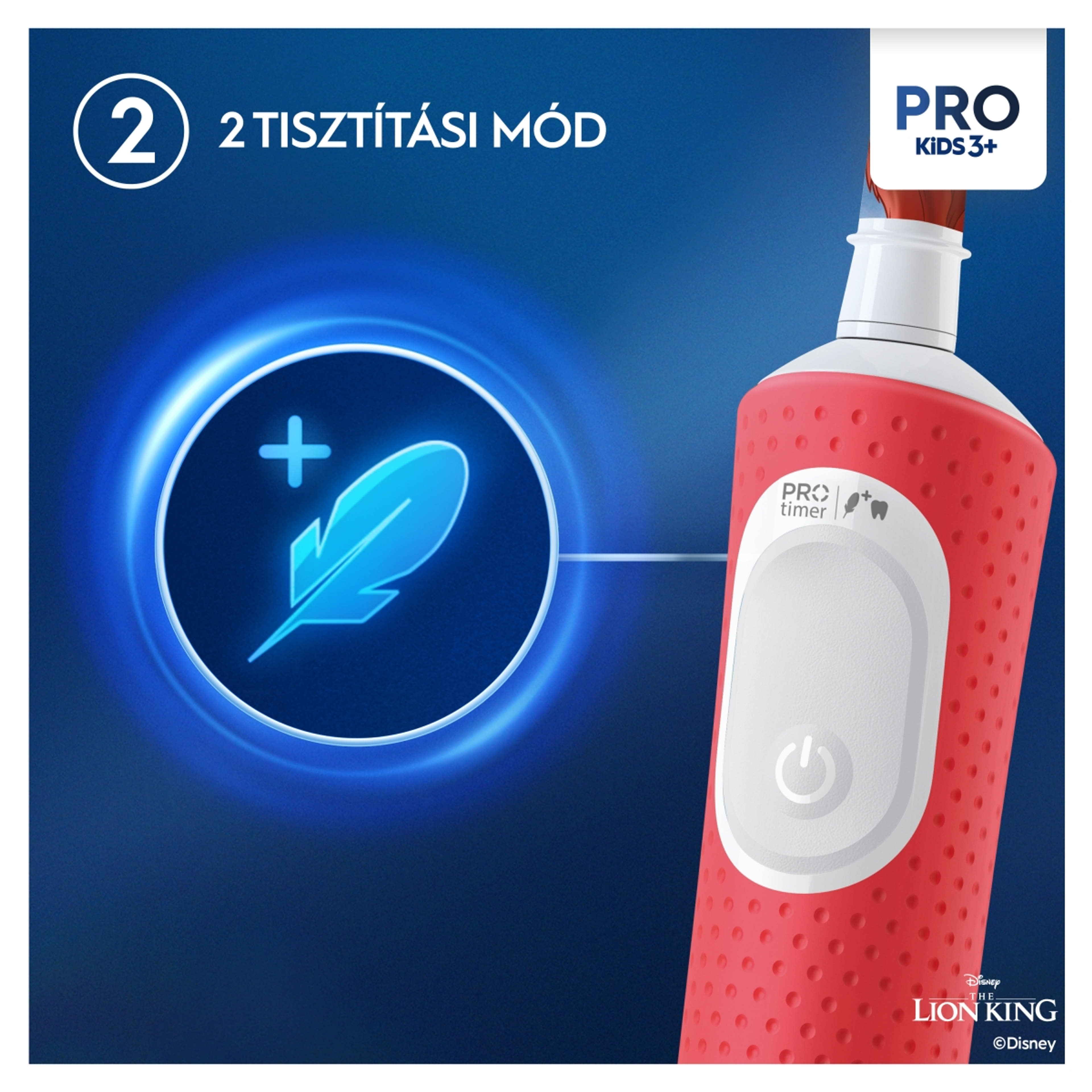 Oral-B Kids Lion King elektromos  fogkefe + utitok - 1 db-8